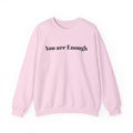 Crewneck Sweatshirt — 'Dear Person Behind Me, The World Is A Better Place With You In It' Inspirational Back Print
