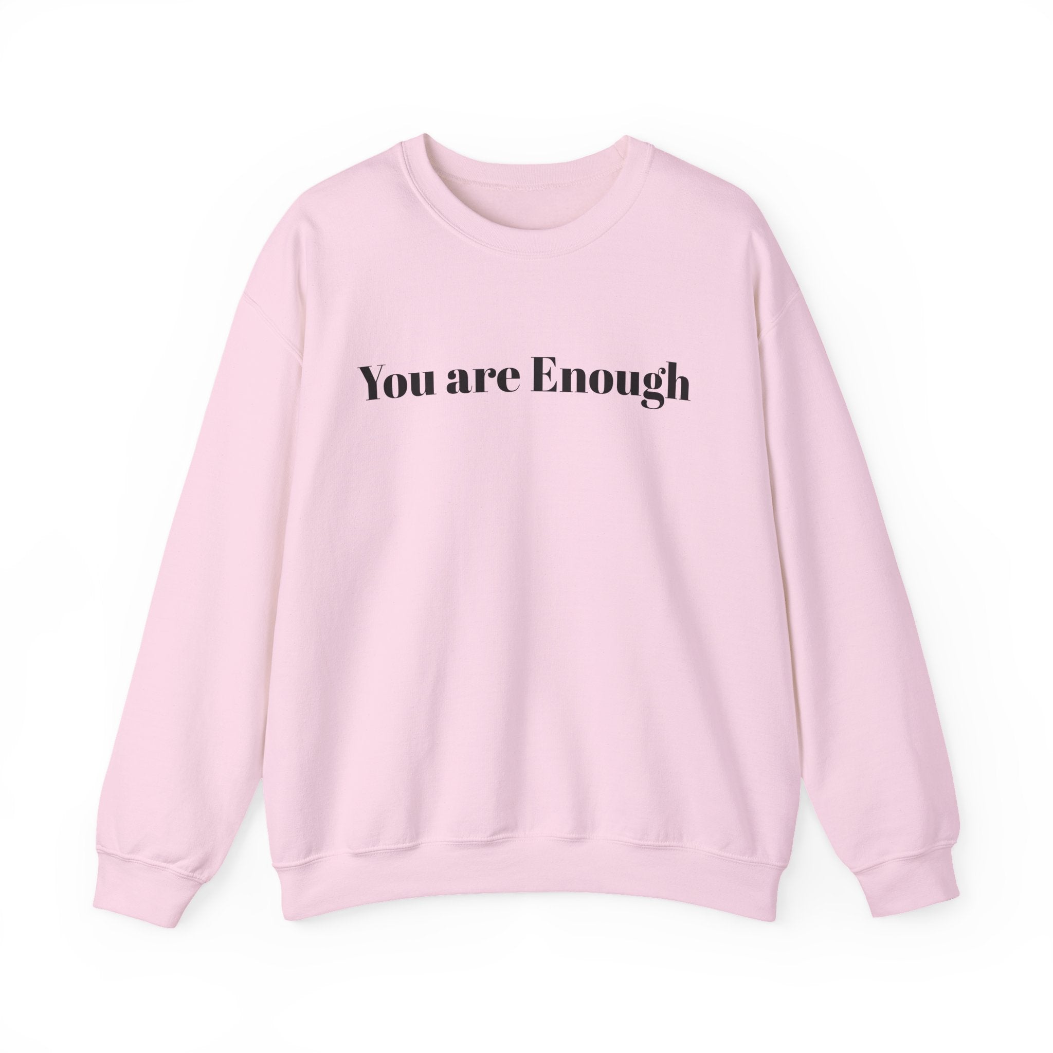 Crewneck Sweatshirt — 'Dear Person Behind Me, The World Is A Better Place With You In It' Inspirational Back Print