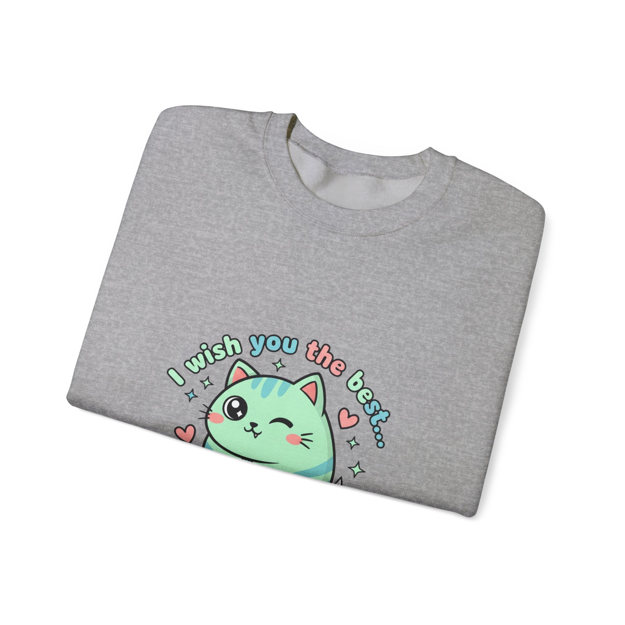 I Wish You the Best Somewhere Else Sweatshirt | soft threat kawaii menacing