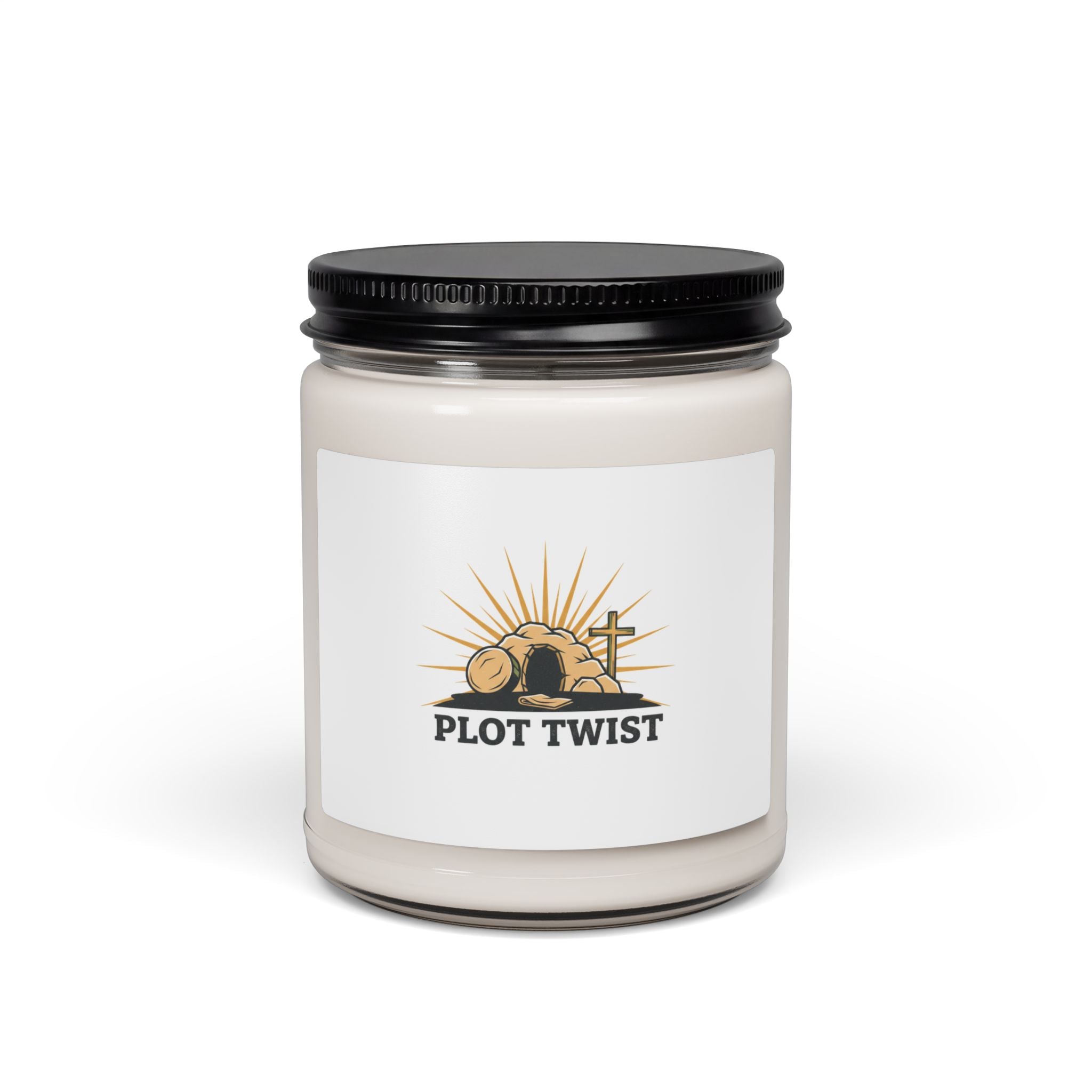 Plot Twist He Is Risen Candle | Christian Easter soy candle