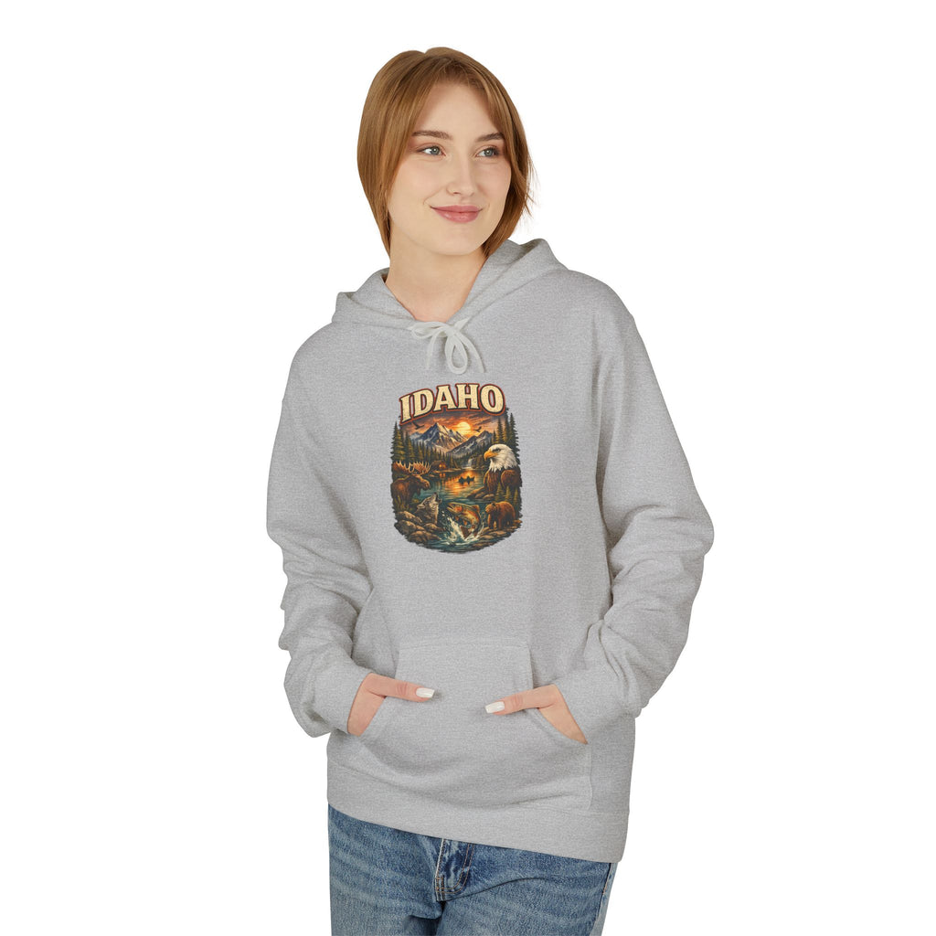 Hoodie - Retro 'Idaho' Scenic Landscape Hoodie