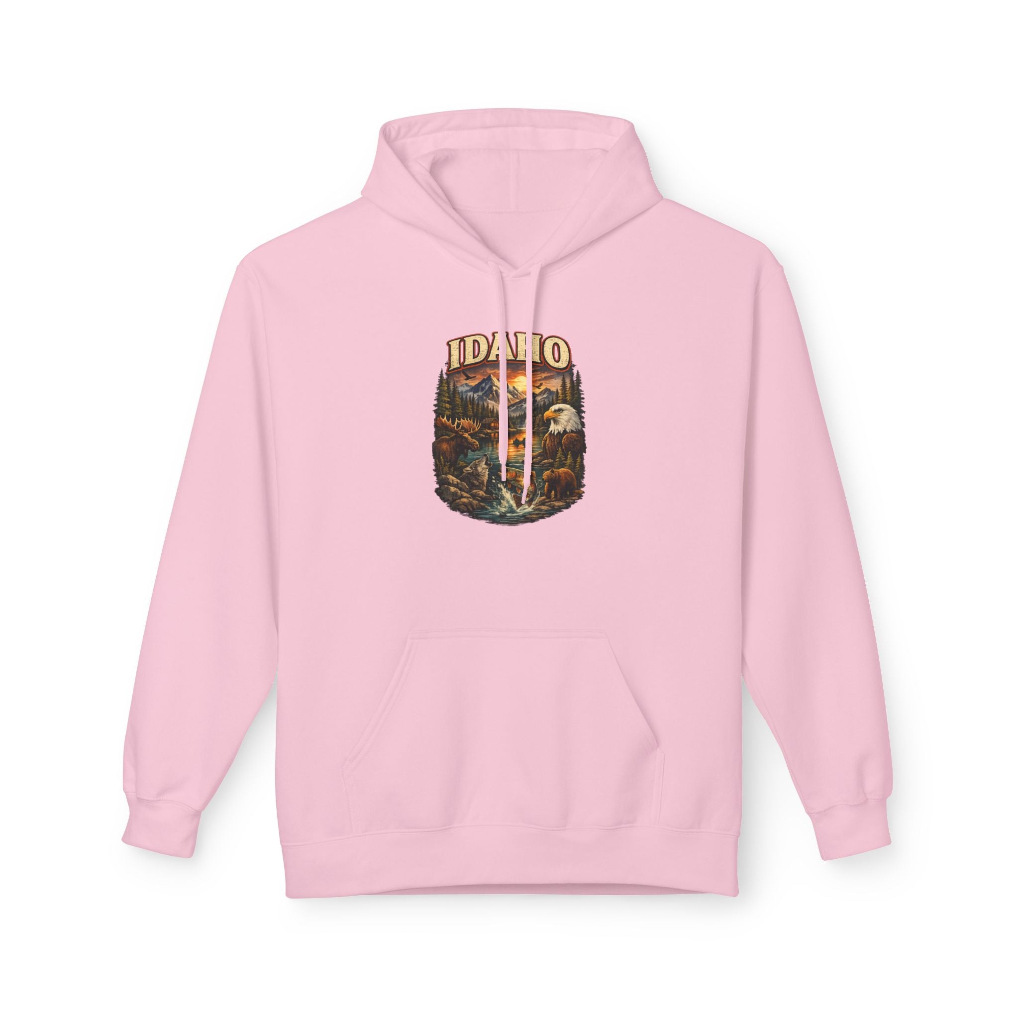 Hoodie - Retro 'Idaho' Scenic Landscape Hoodie
