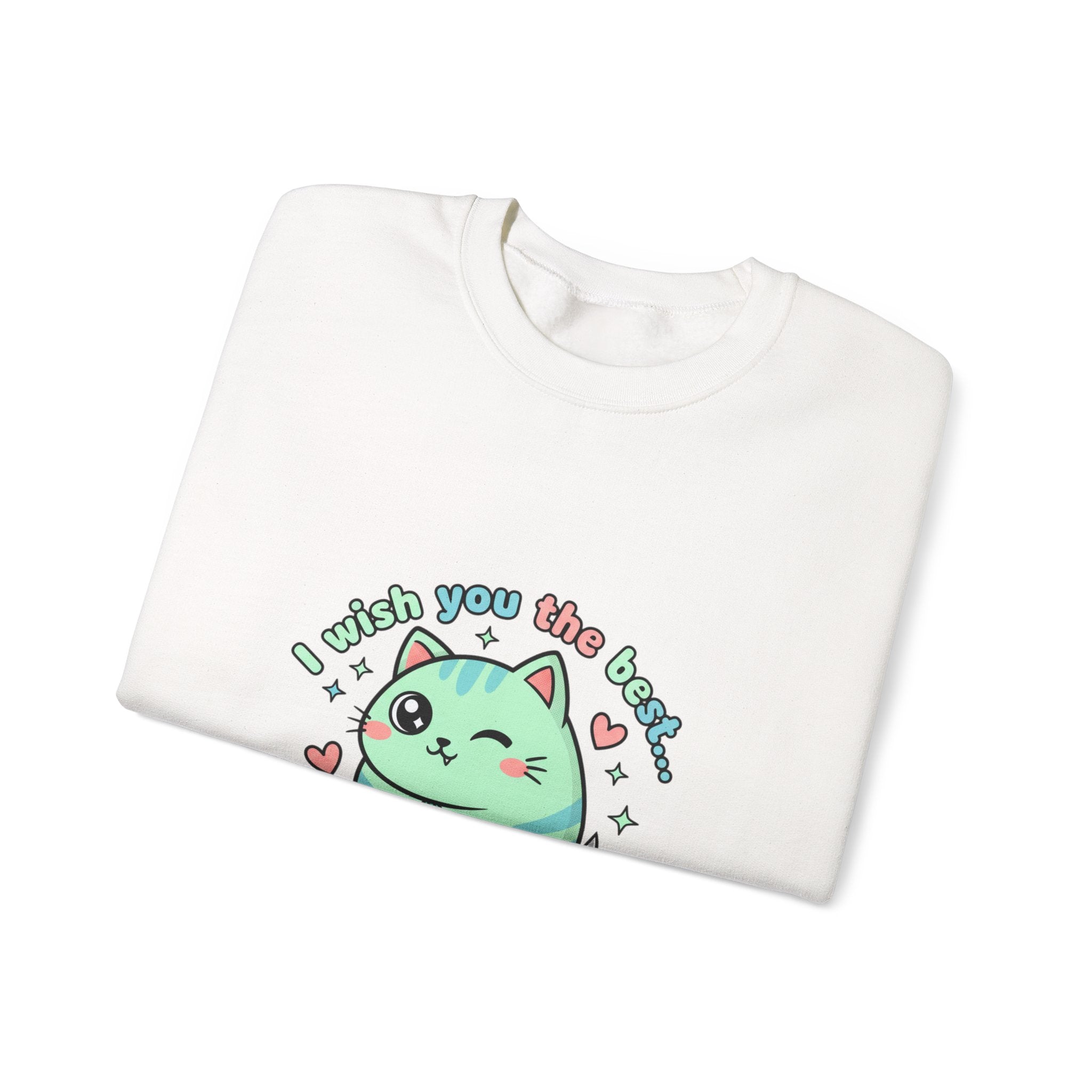 I Wish You the Best Somewhere Else Sweatshirt | soft threat kawaii menacing
