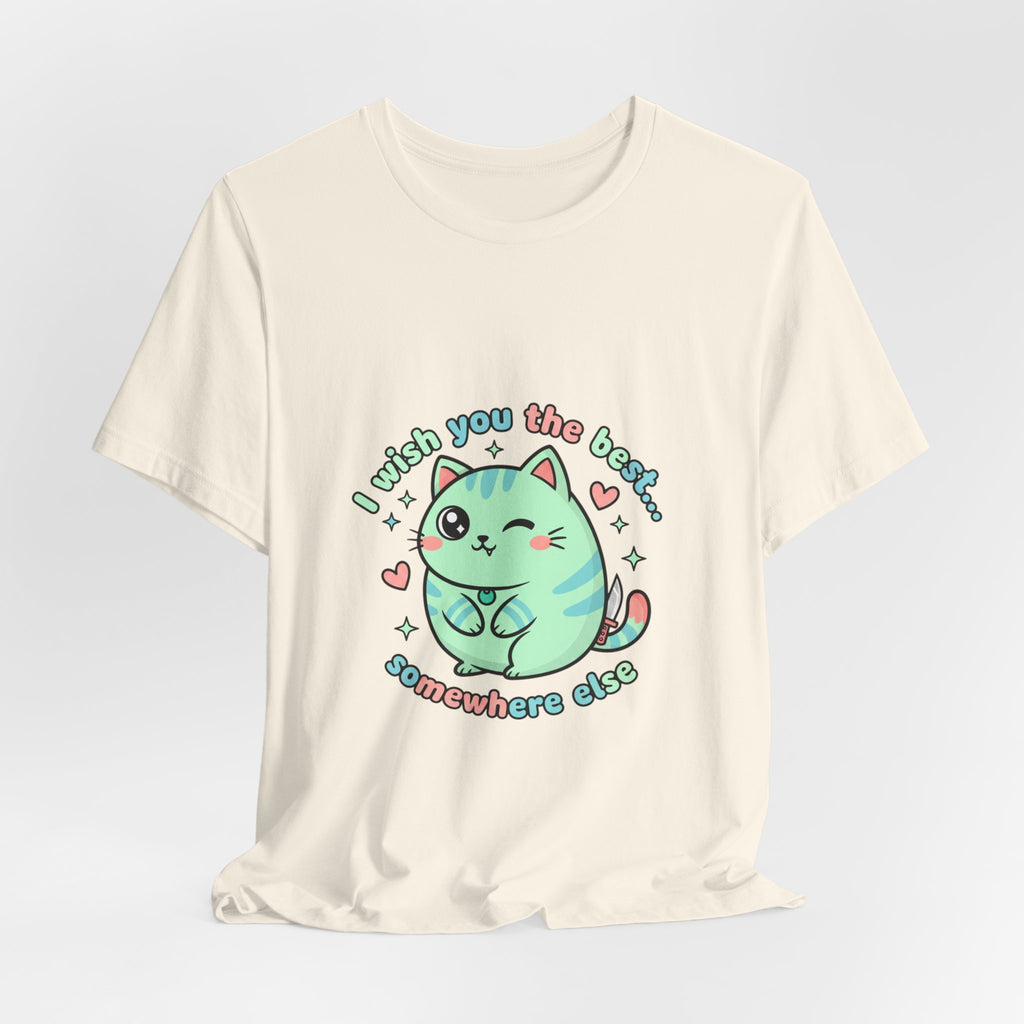 Cute Menacing Cat Tee | kawaii threat, soft grunge cute