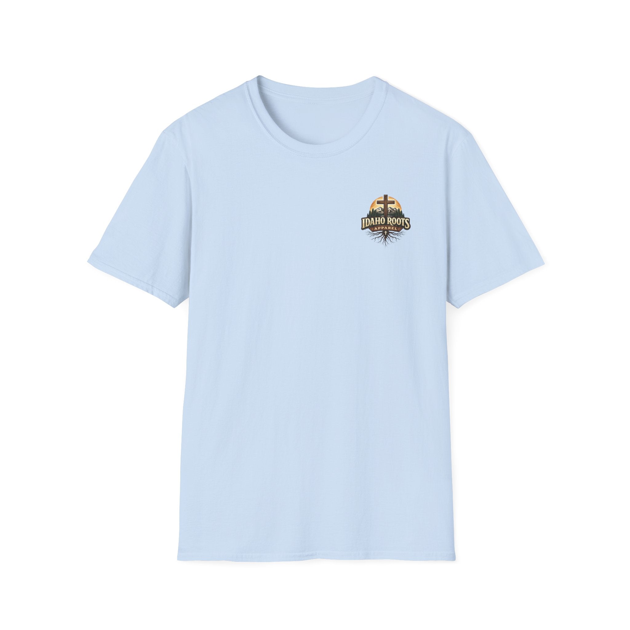 Christian T-Shirt — "Walk by Faith" California Cross Design