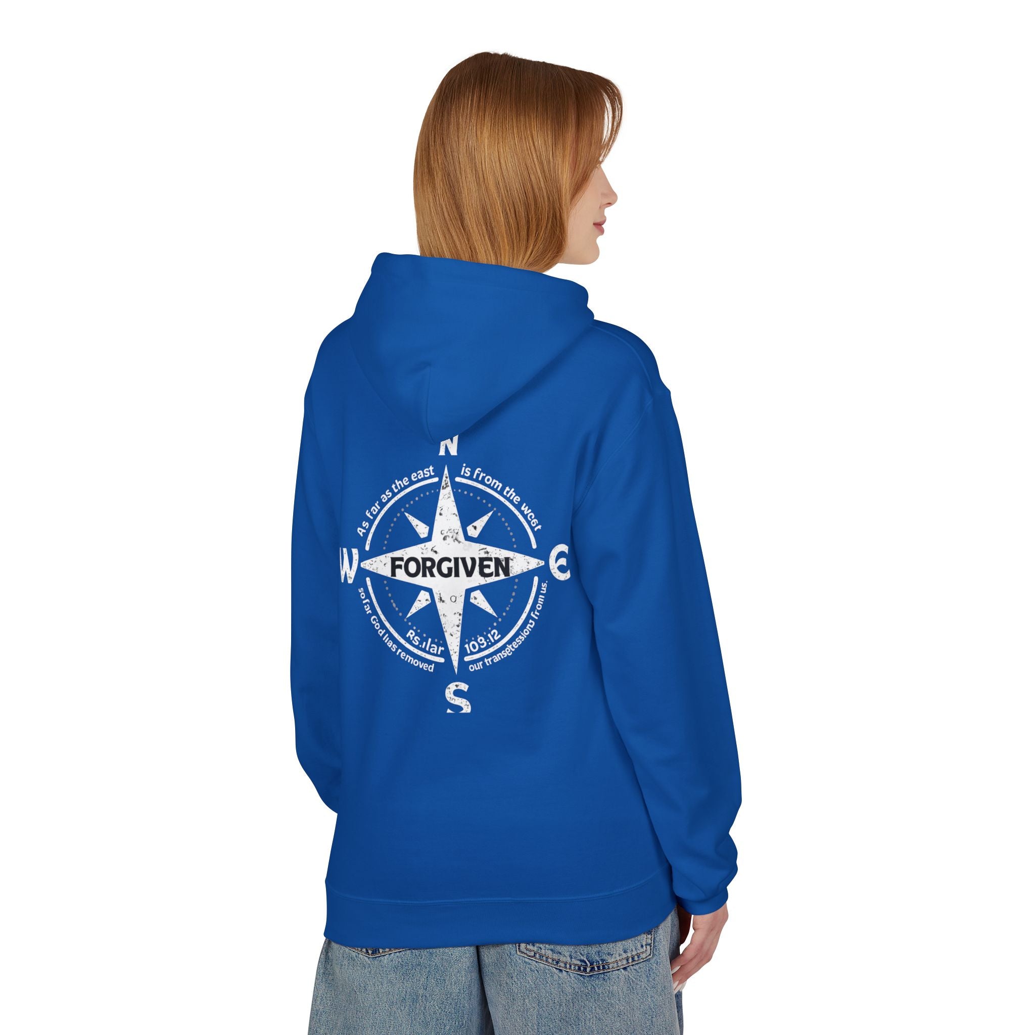 Forgiven Graphic Hoodie — Subtle Christian Faith Pullover