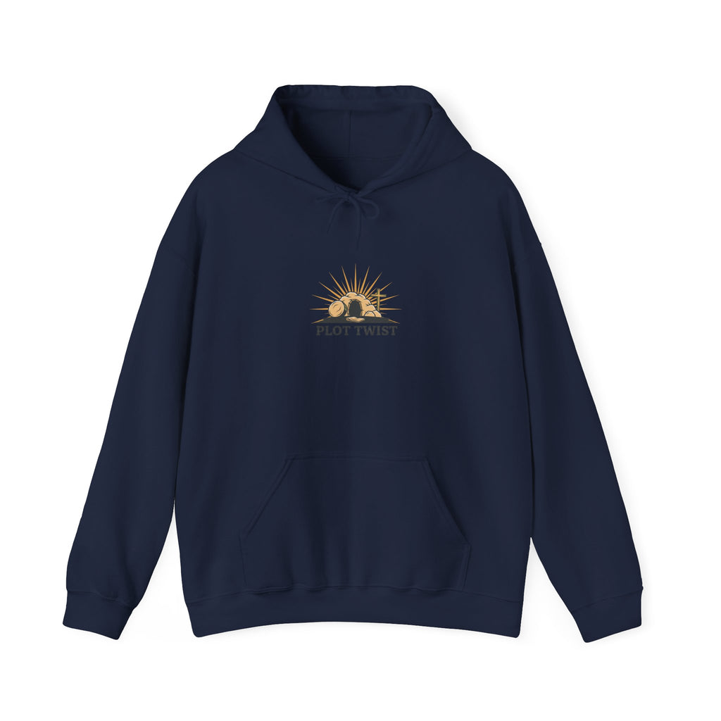 Plot Twist Hoodie | Christian Easter shirt, He Is Risen faith-based humor