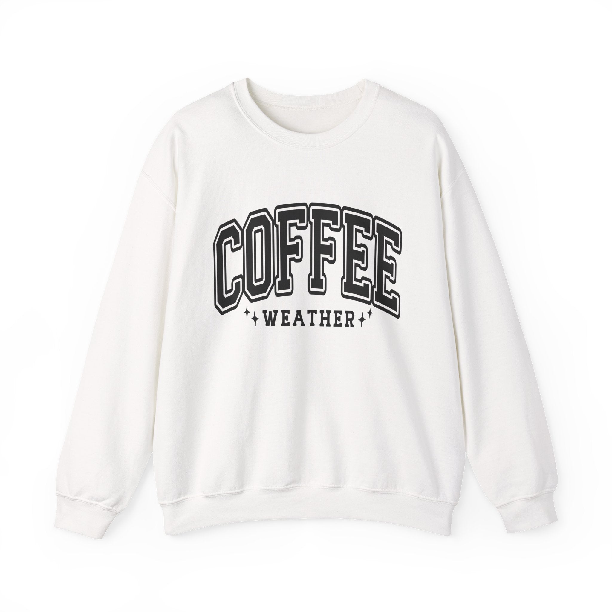 Coffee Weather Crewneck Sweatshirt — Cozy Coffee Lover Pullover