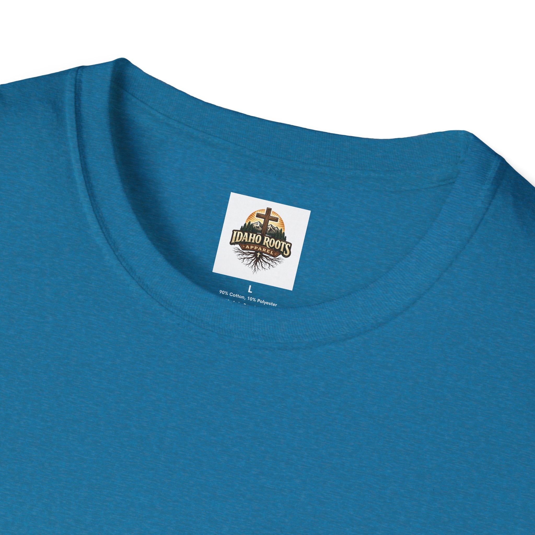 Oregon Walk By Faith T-Shirt — Christian Cross Mountain Sunset Tee