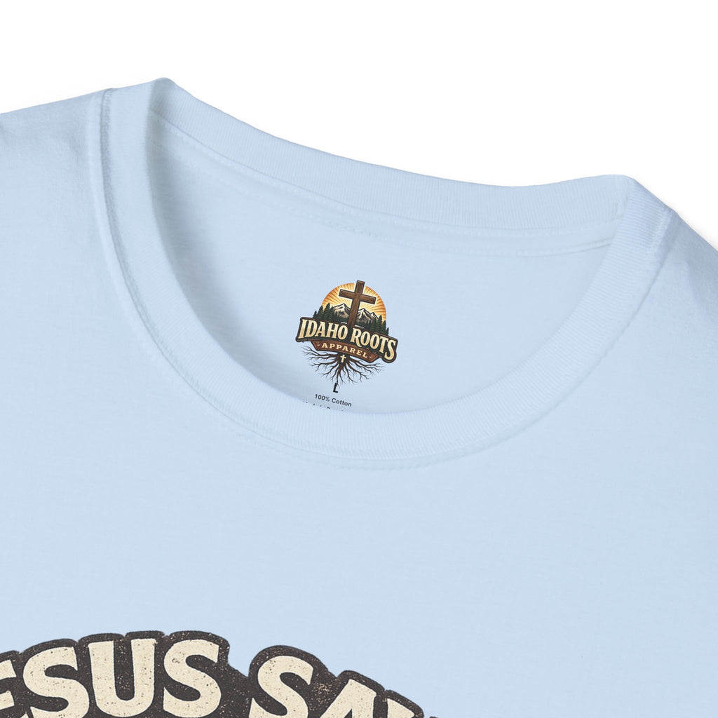 Jesus Saves Bro T-Shirt — Retro Christian Faith Tee