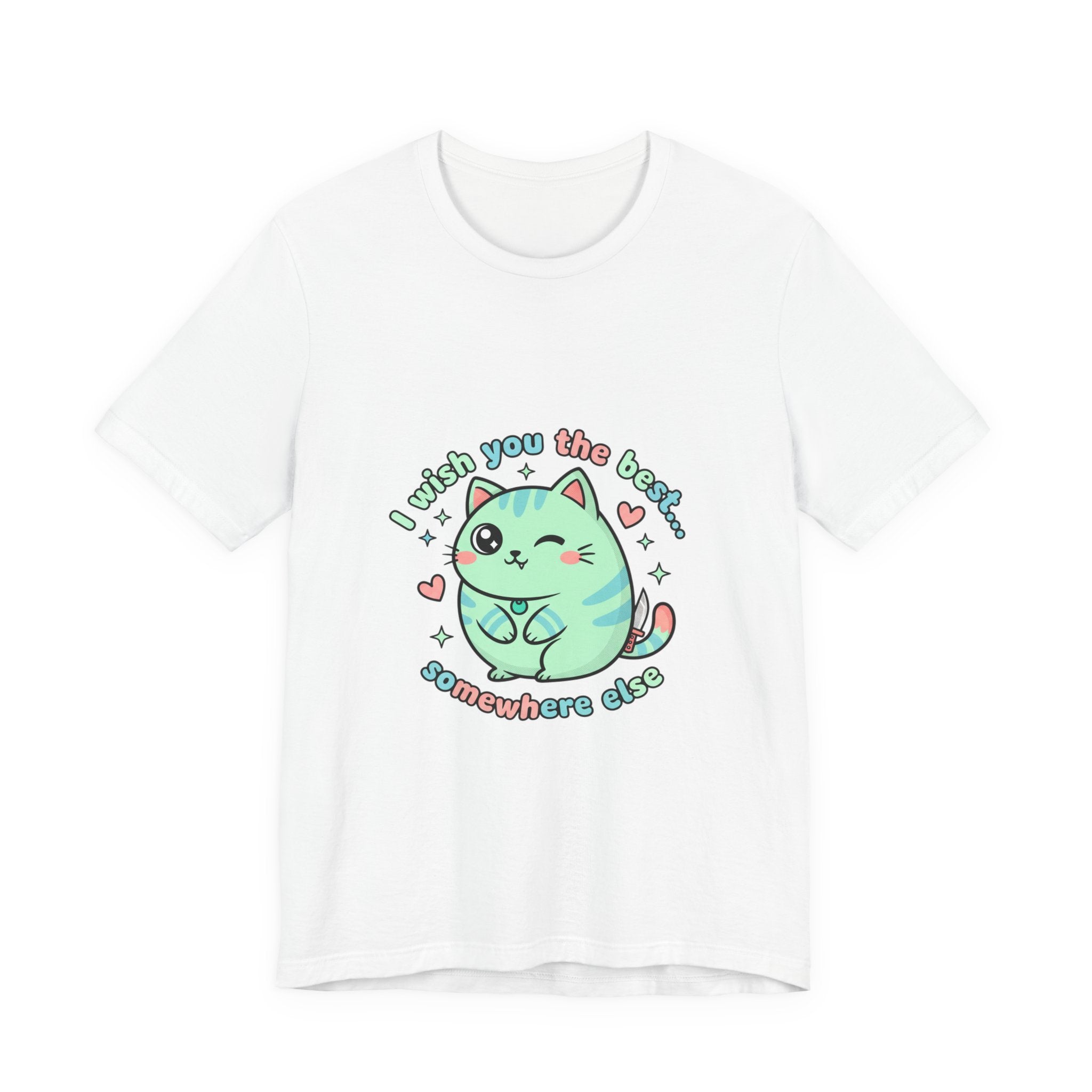 Cute Menacing Cat Tee | kawaii threat, soft grunge cute