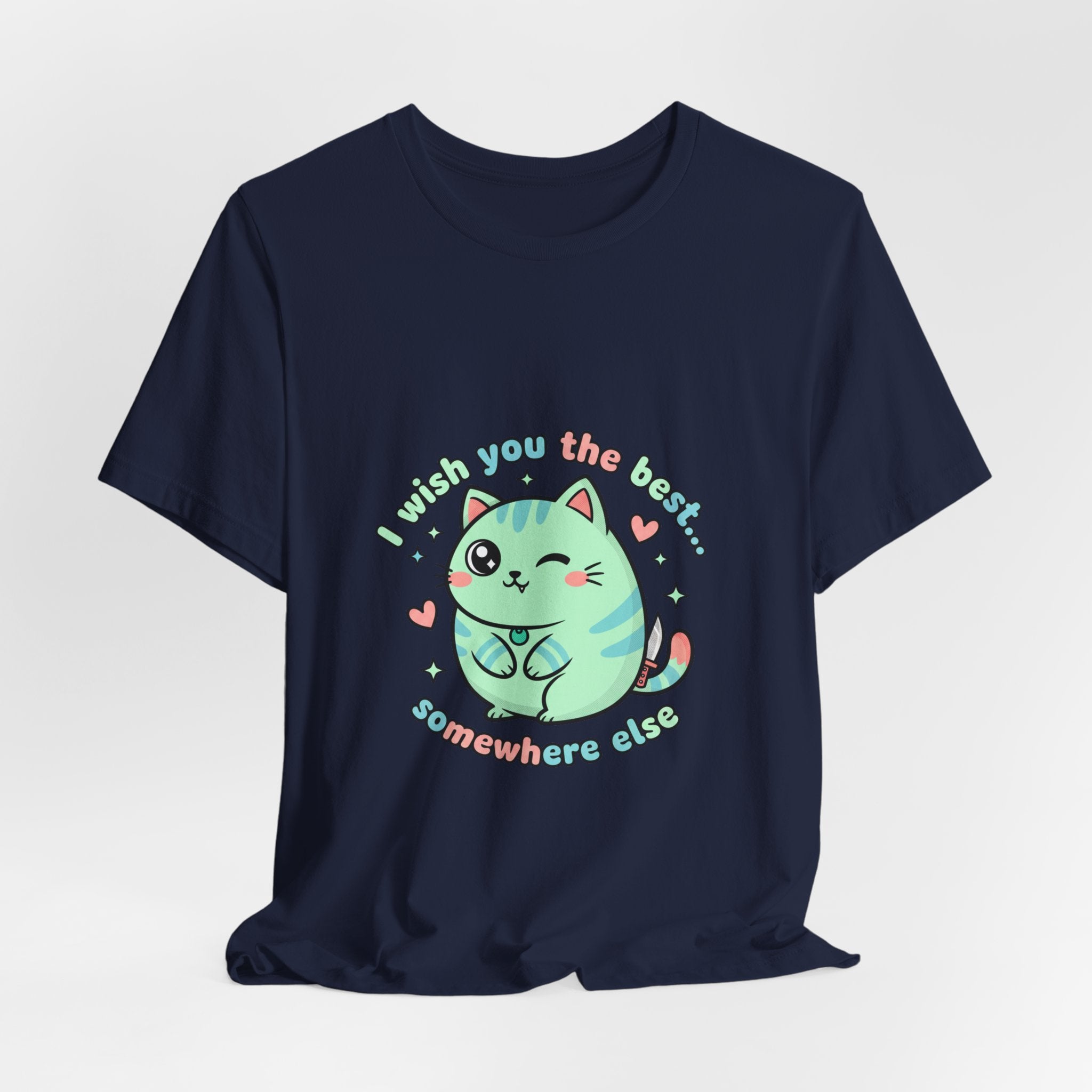 Cute Menacing Cat Tee | kawaii threat, soft grunge cute