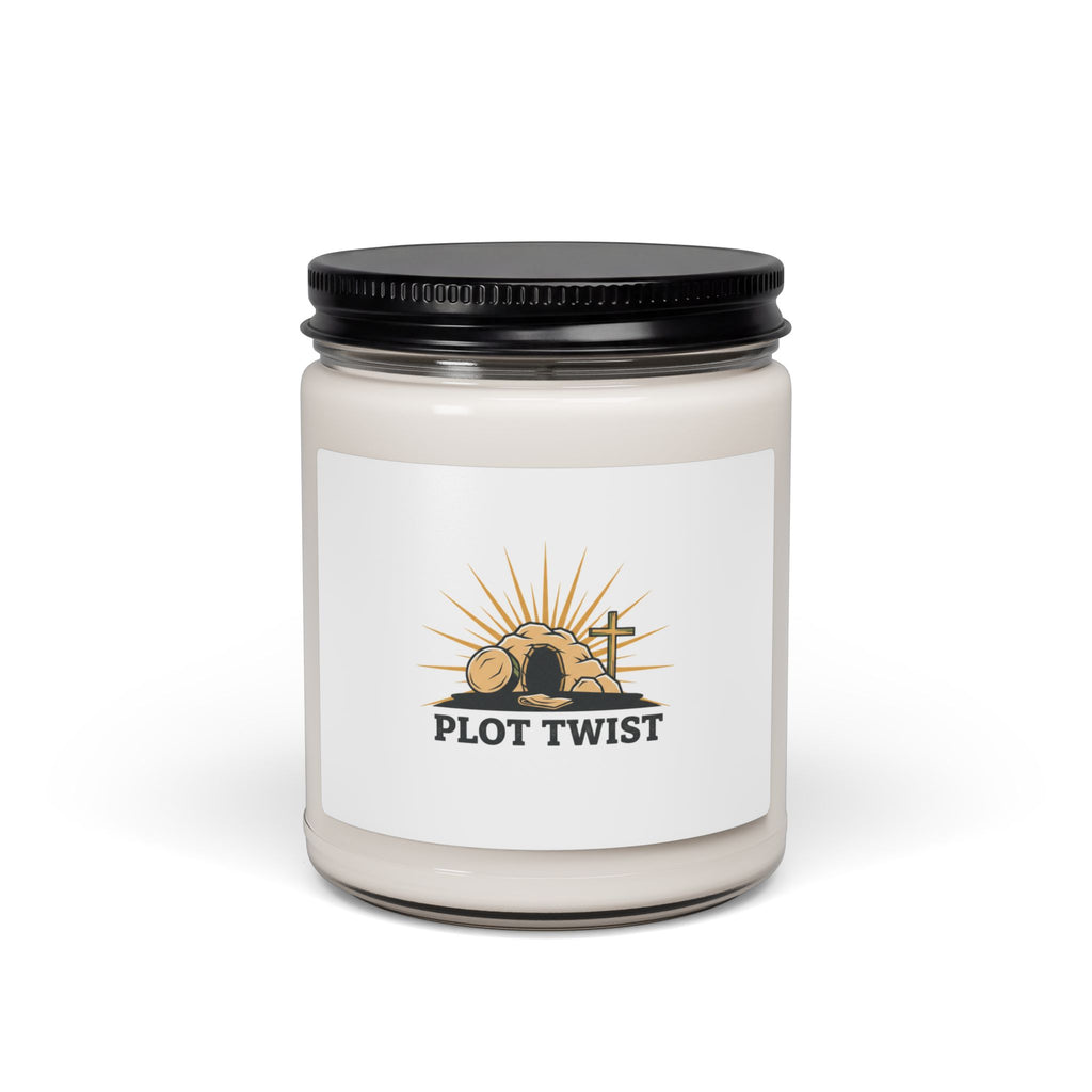 Plot Twist He Is Risen Candle | Christian Easter soy candle