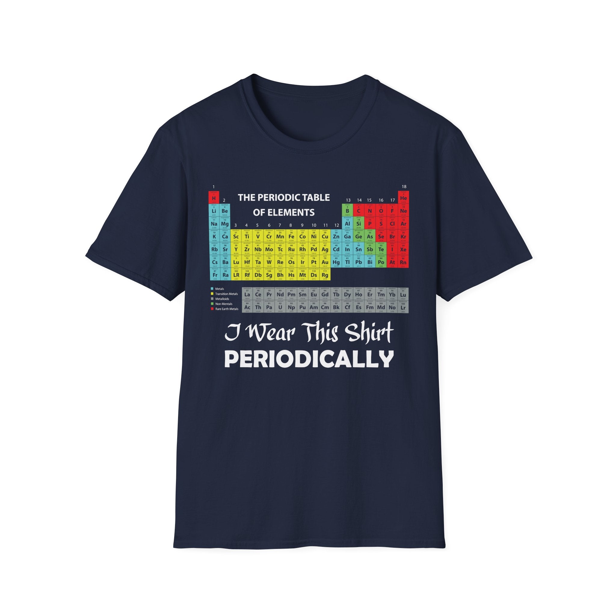 Periodic Table T-Shirt – "I Wear This Shirt Periodically" Science Tee