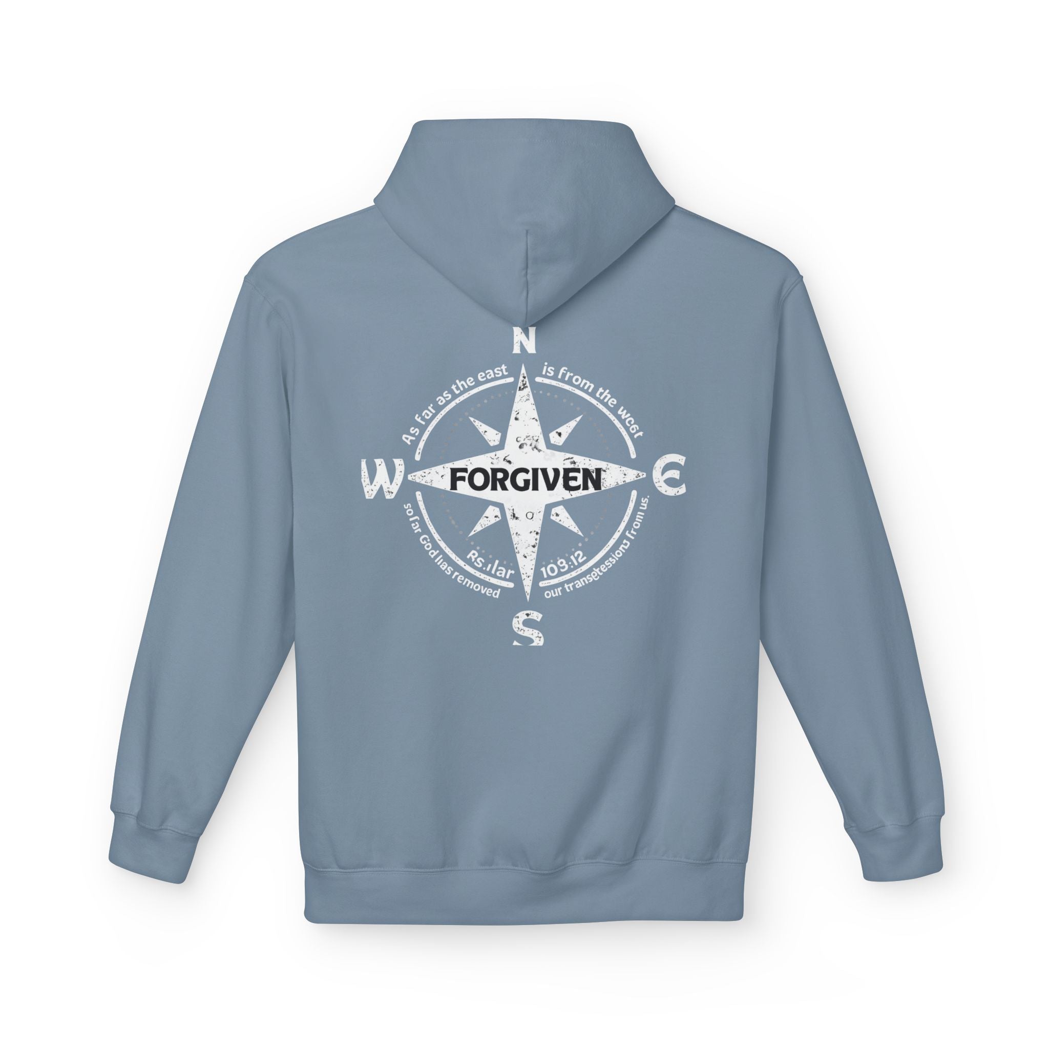 Forgiven Graphic Hoodie — Subtle Christian Faith Pullover