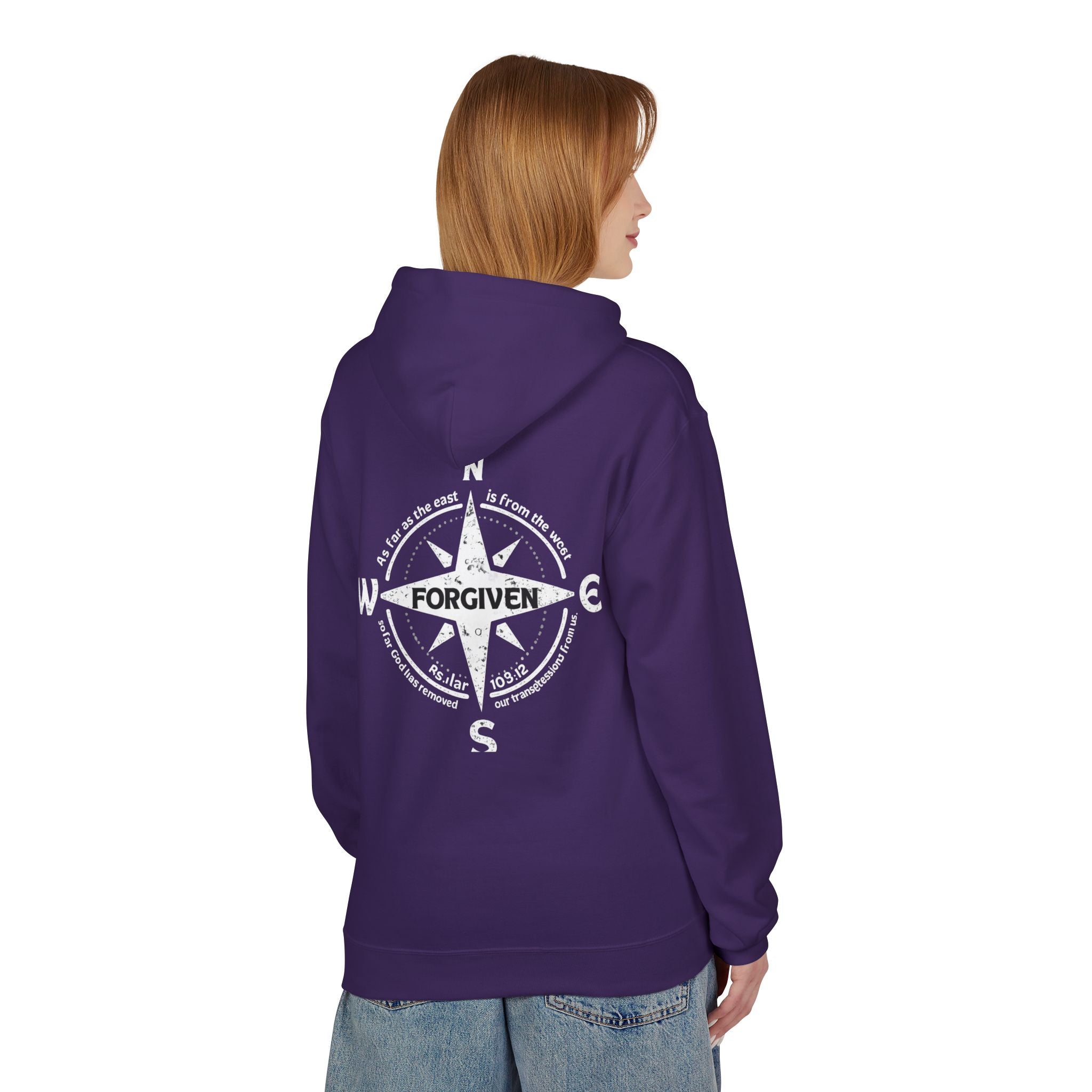 Forgiven Graphic Hoodie — Subtle Christian Faith Pullover