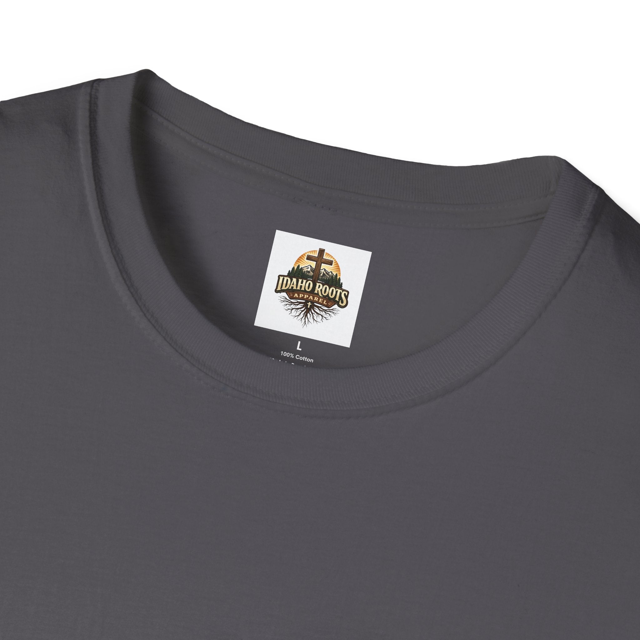 Oregon Walk By Faith T-Shirt — Christian Cross Mountain Sunset Tee