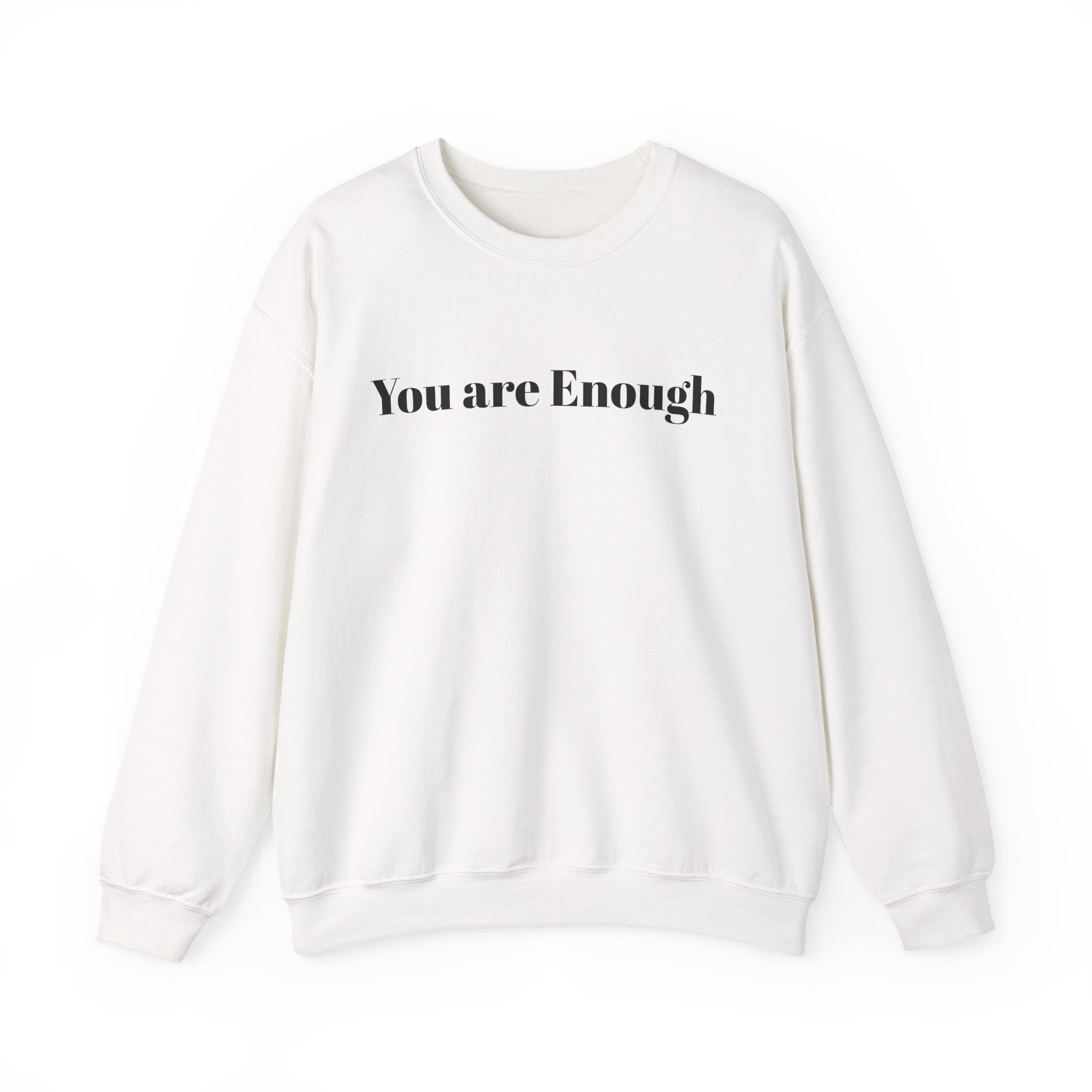 Crewneck Sweatshirt — 'Dear Person Behind Me, The World Is A Better Place With You In It' Inspirational Back Print