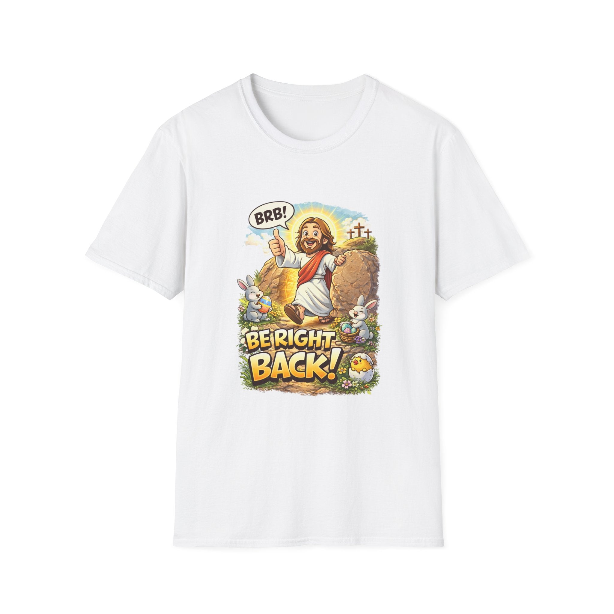 Jesus 'Be Right Back' T-Shirt – Funny Easter Resurrection Tee