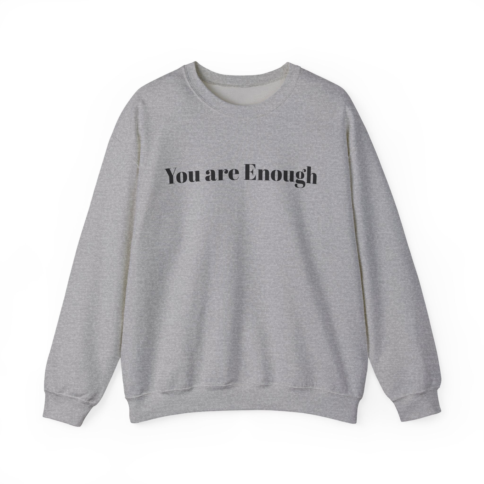 Crewneck Sweatshirt — 'Dear Person Behind Me, The World Is A Better Place With You In It' Inspirational Back Print