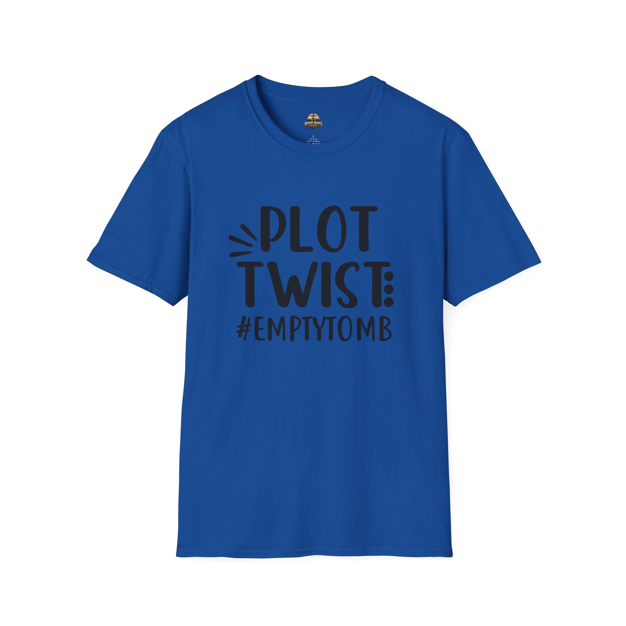 Plot Twist: #EmptyTomb T-Shirt — Christian Easter Resurrection Tee