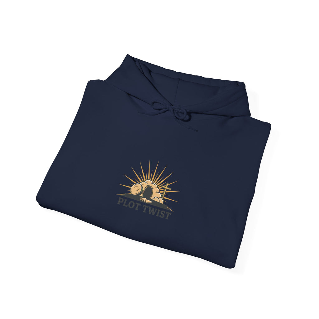 Plot Twist Hoodie | Christian Easter shirt, He Is Risen faith-based humor