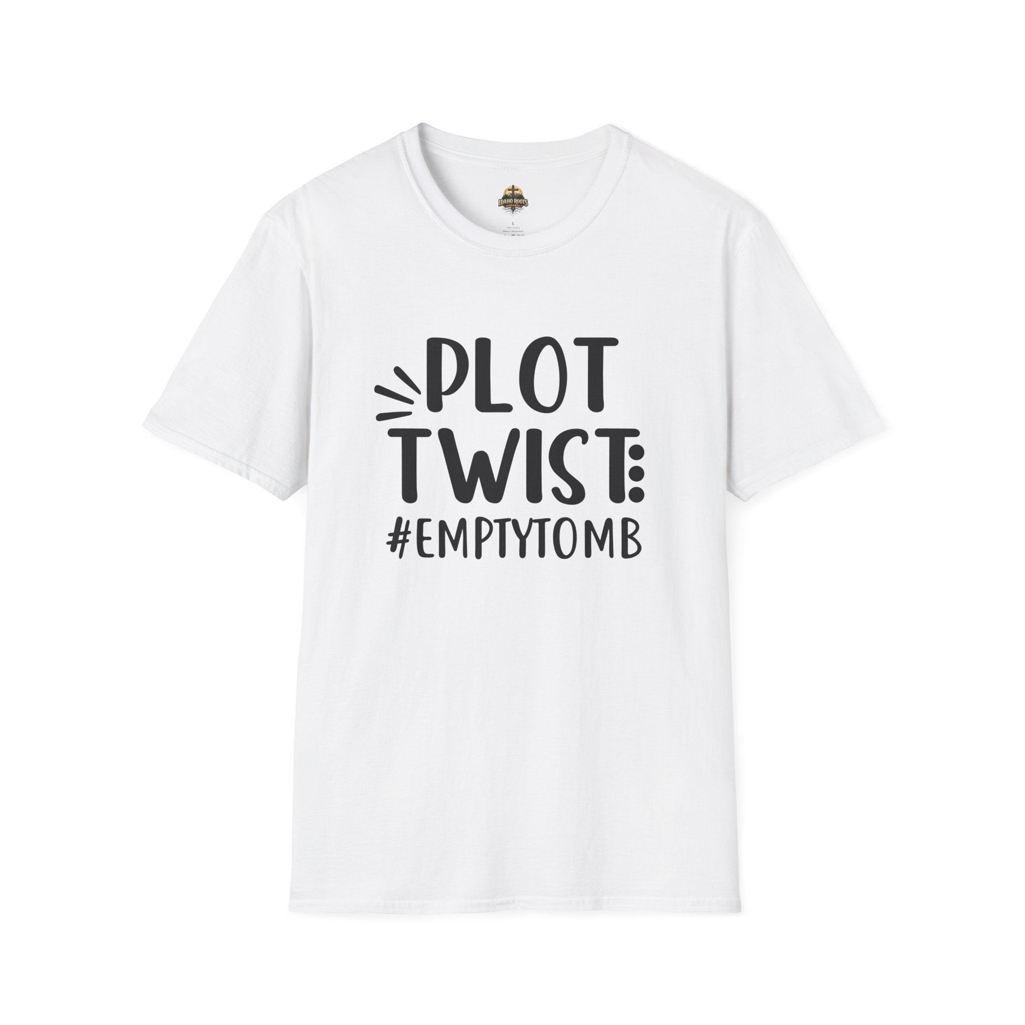 Plot Twist: #EmptyTomb T-Shirt — Christian Easter Resurrection Tee