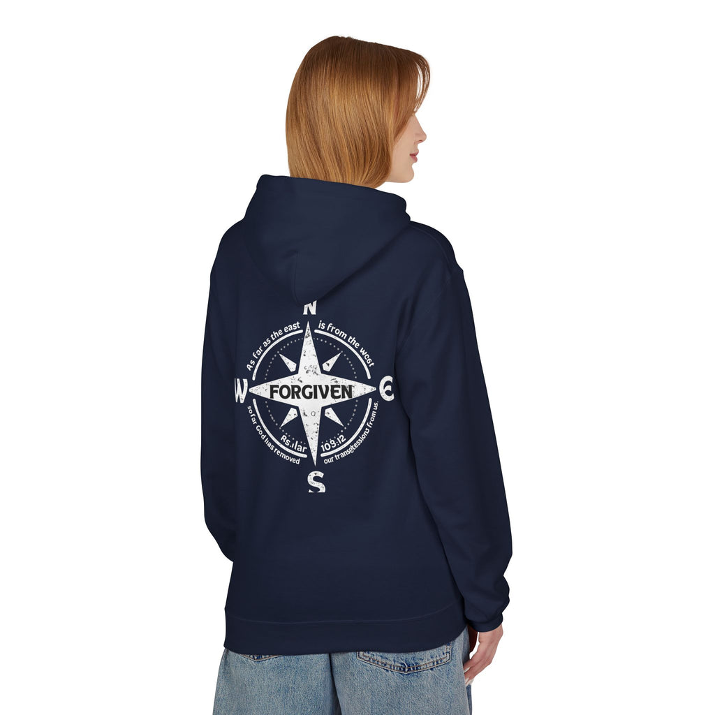 Forgiven Graphic Hoodie — Subtle Christian Faith Pullover