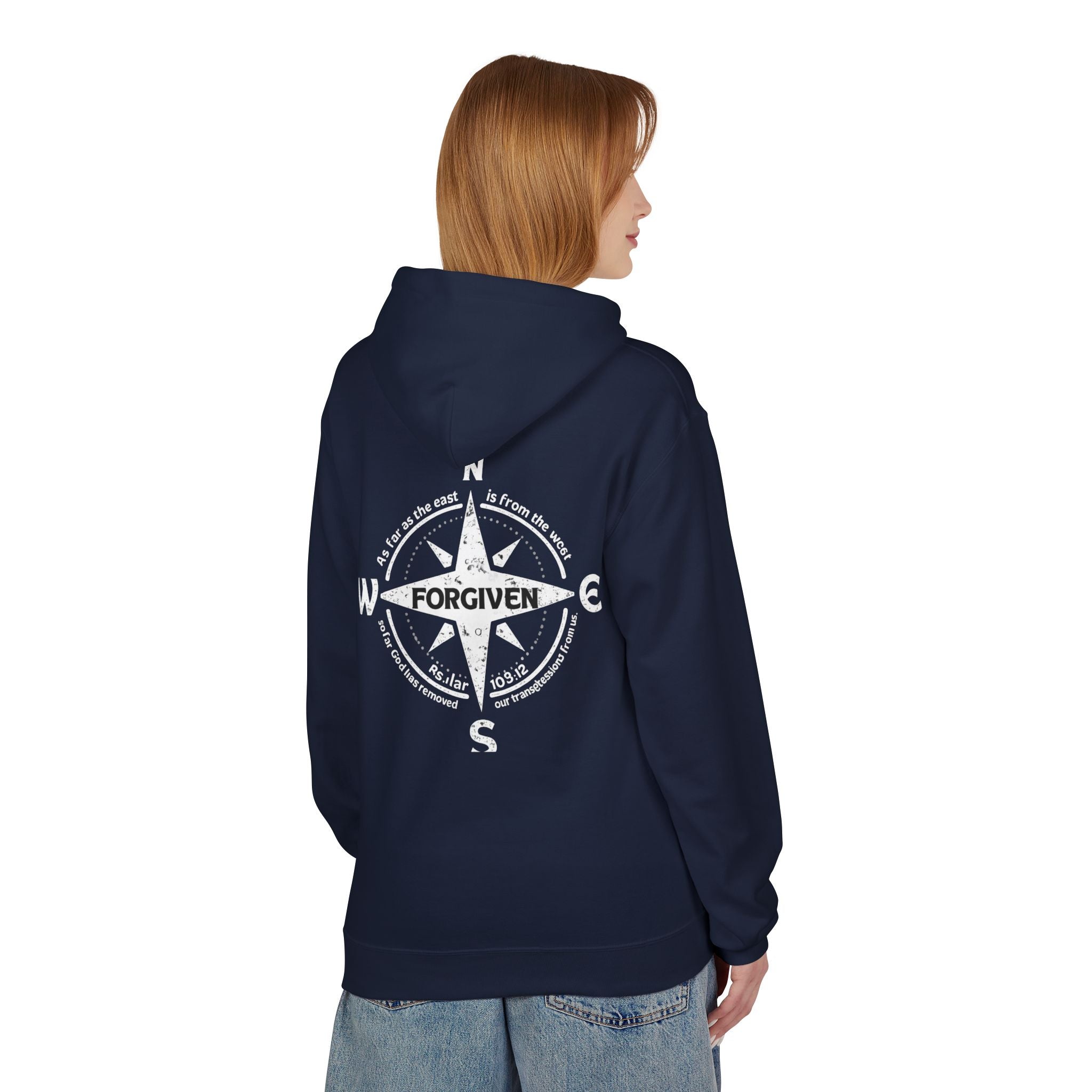 Forgiven Graphic Hoodie — Subtle Christian Faith Pullover