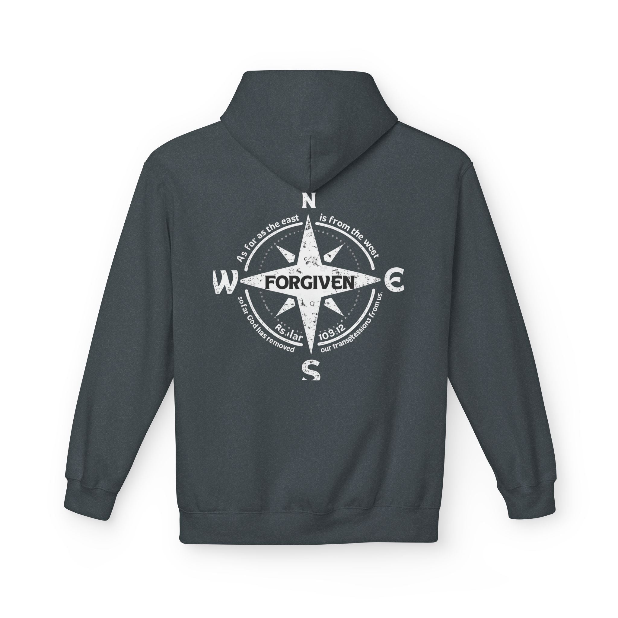 Forgiven Graphic Hoodie — Subtle Christian Faith Pullover