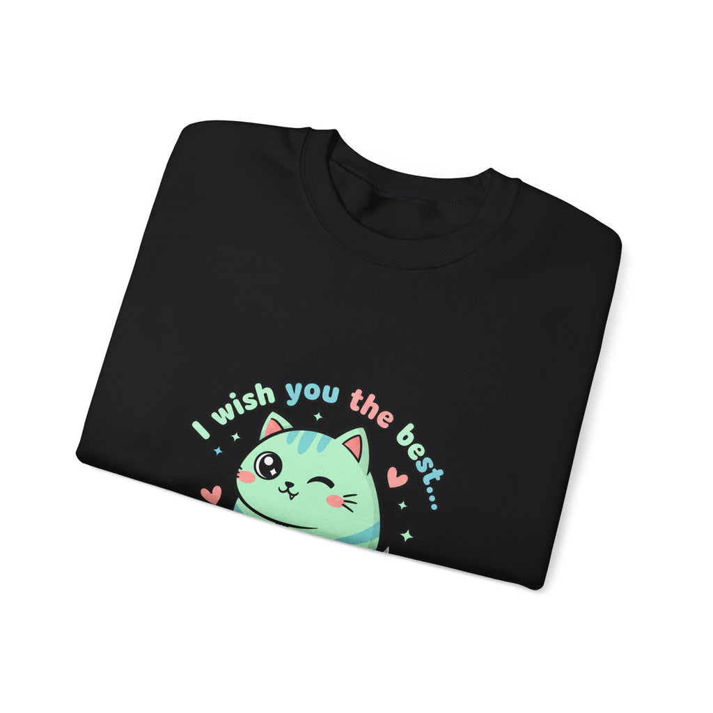 I Wish You the Best Somewhere Else Sweatshirt | soft threat kawaii menacing