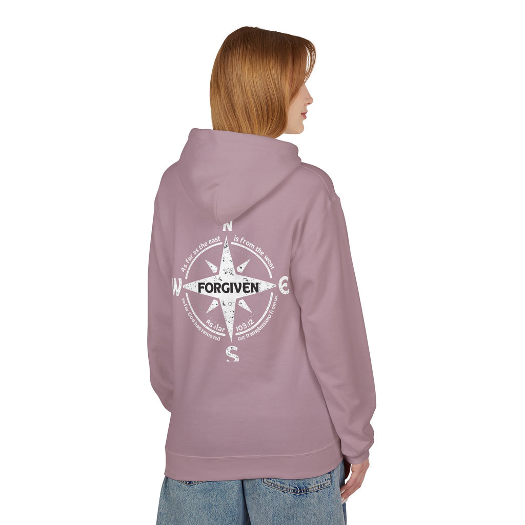 Forgiven Graphic Hoodie — Subtle Christian Faith Pullover