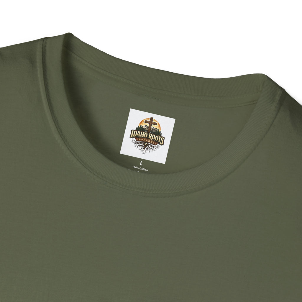 Oregon Walk By Faith T-Shirt — Christian Cross Mountain Sunset Tee