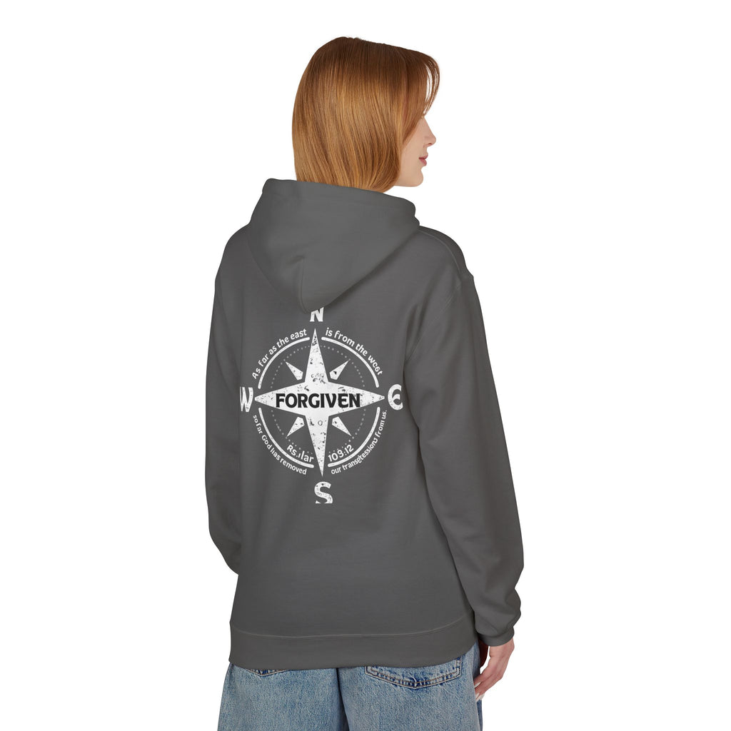 Forgiven Graphic Hoodie — Subtle Christian Faith Pullover