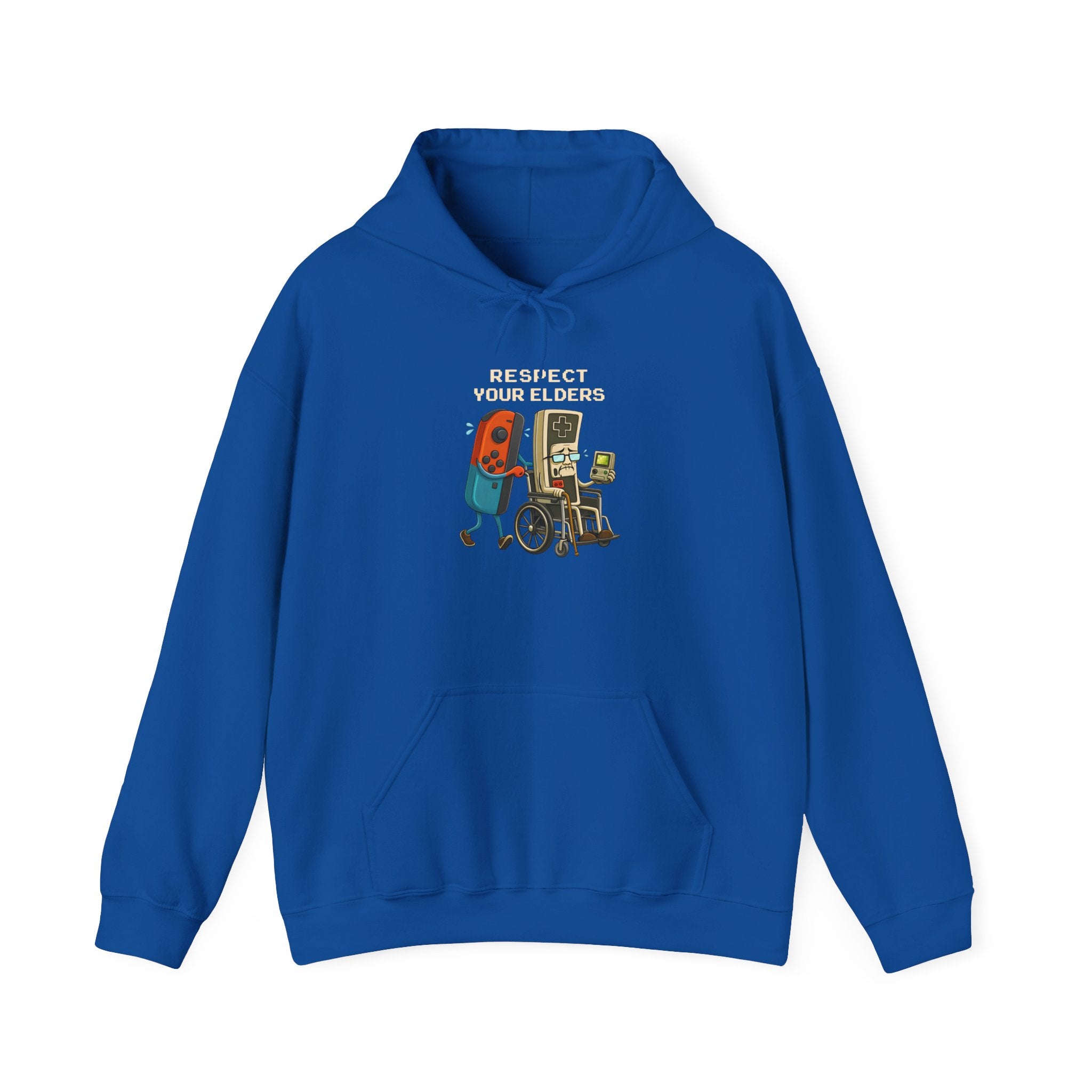 Hoodie — "Respect Your Elders" Funny Retro Gamer Gaming Hoodie