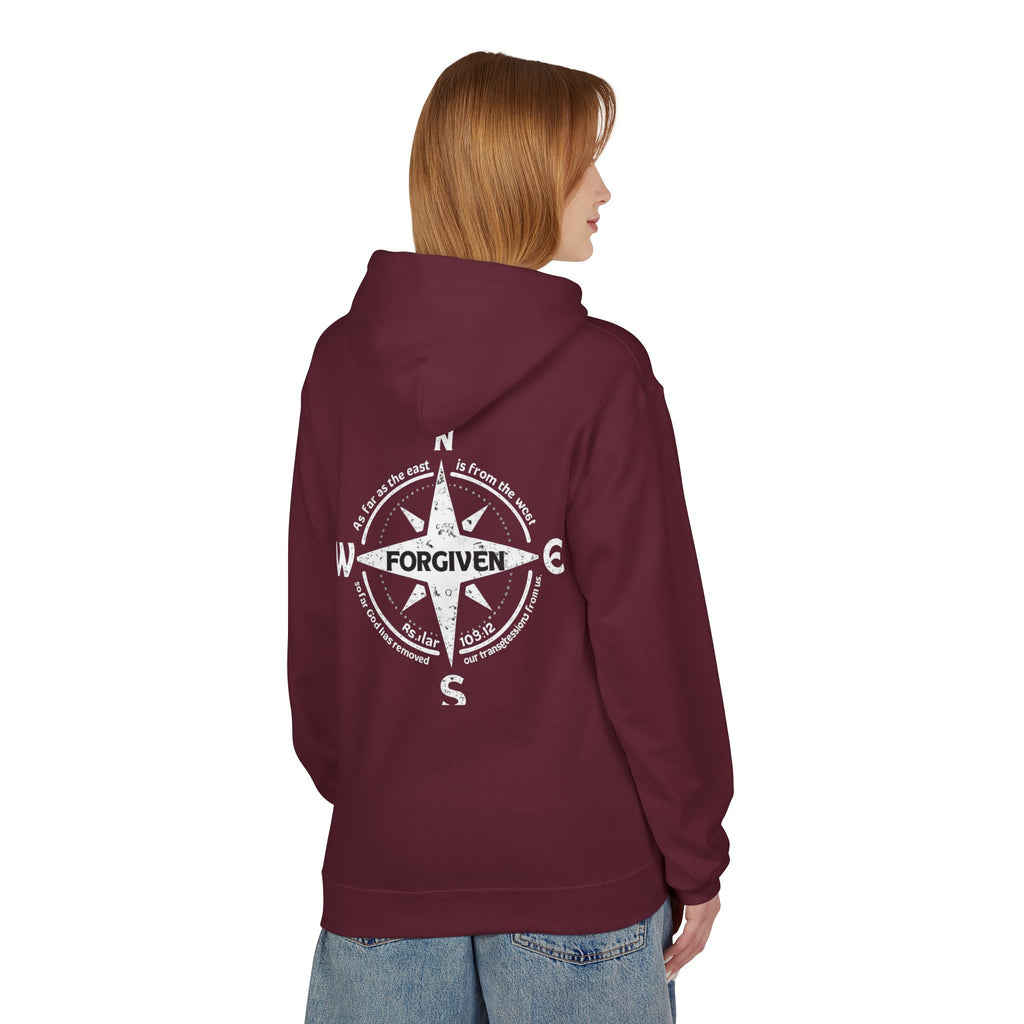 Forgiven Graphic Hoodie — Subtle Christian Faith Pullover