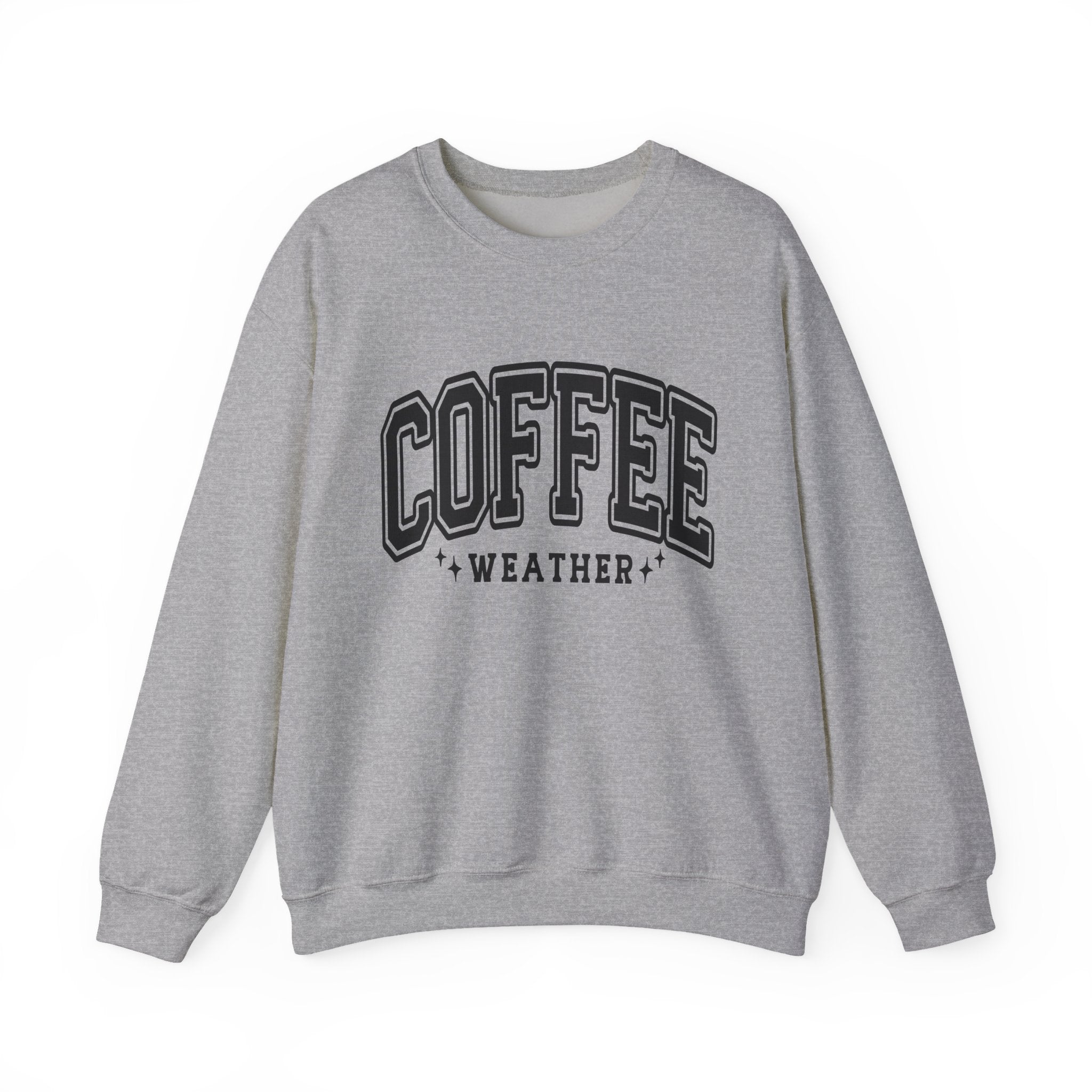 Coffee Weather Crewneck Sweatshirt — Cozy Coffee Lover Pullover