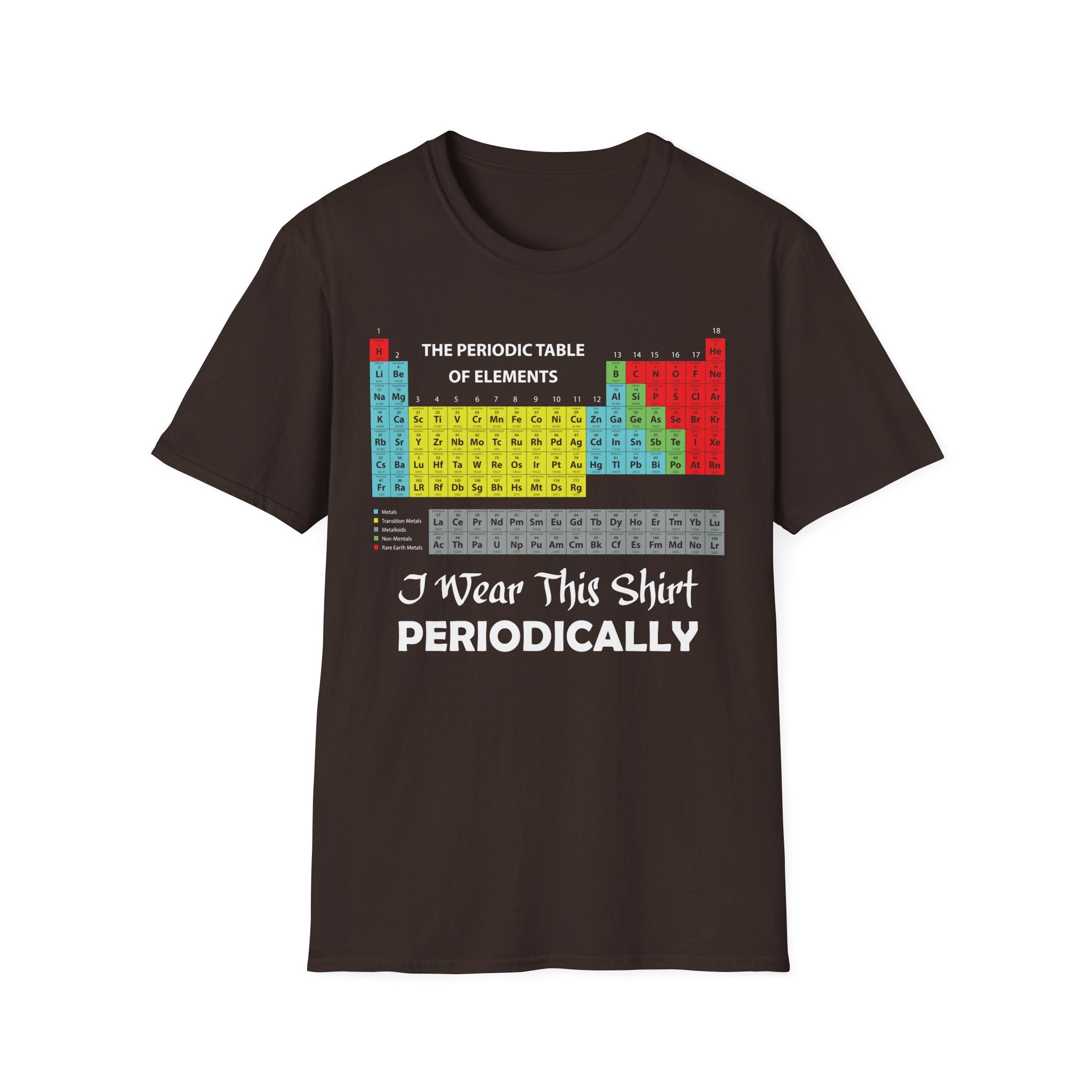 Periodic Table T-Shirt – "I Wear This Shirt Periodically" Science Tee