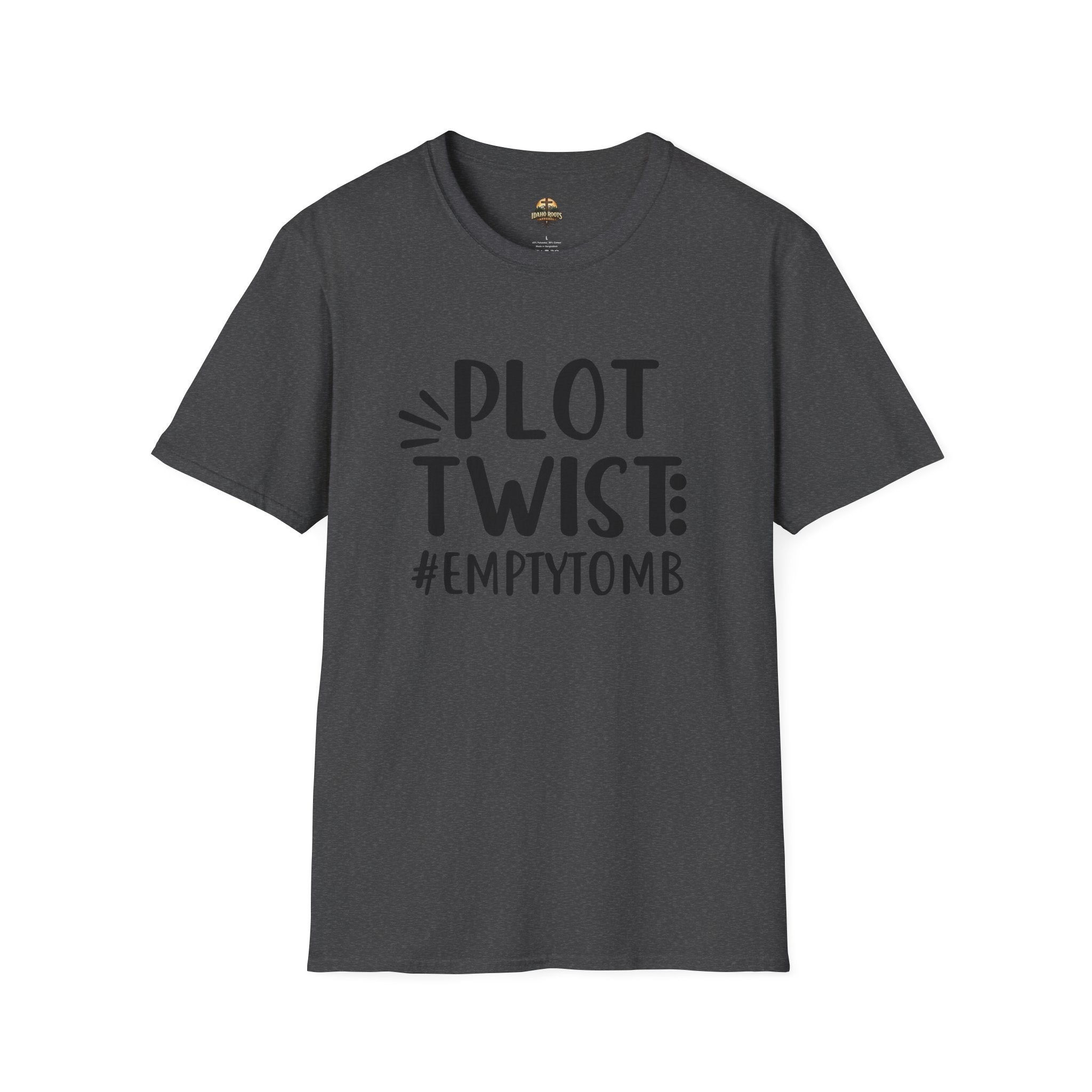 Plot Twist: #EmptyTomb T-Shirt — Christian Easter Resurrection Tee