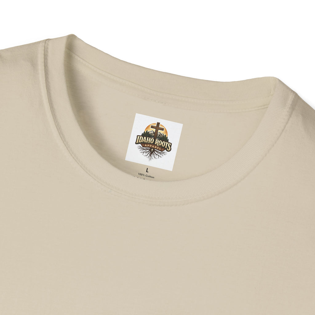Oregon Walk By Faith T-Shirt — Christian Cross Mountain Sunset Tee