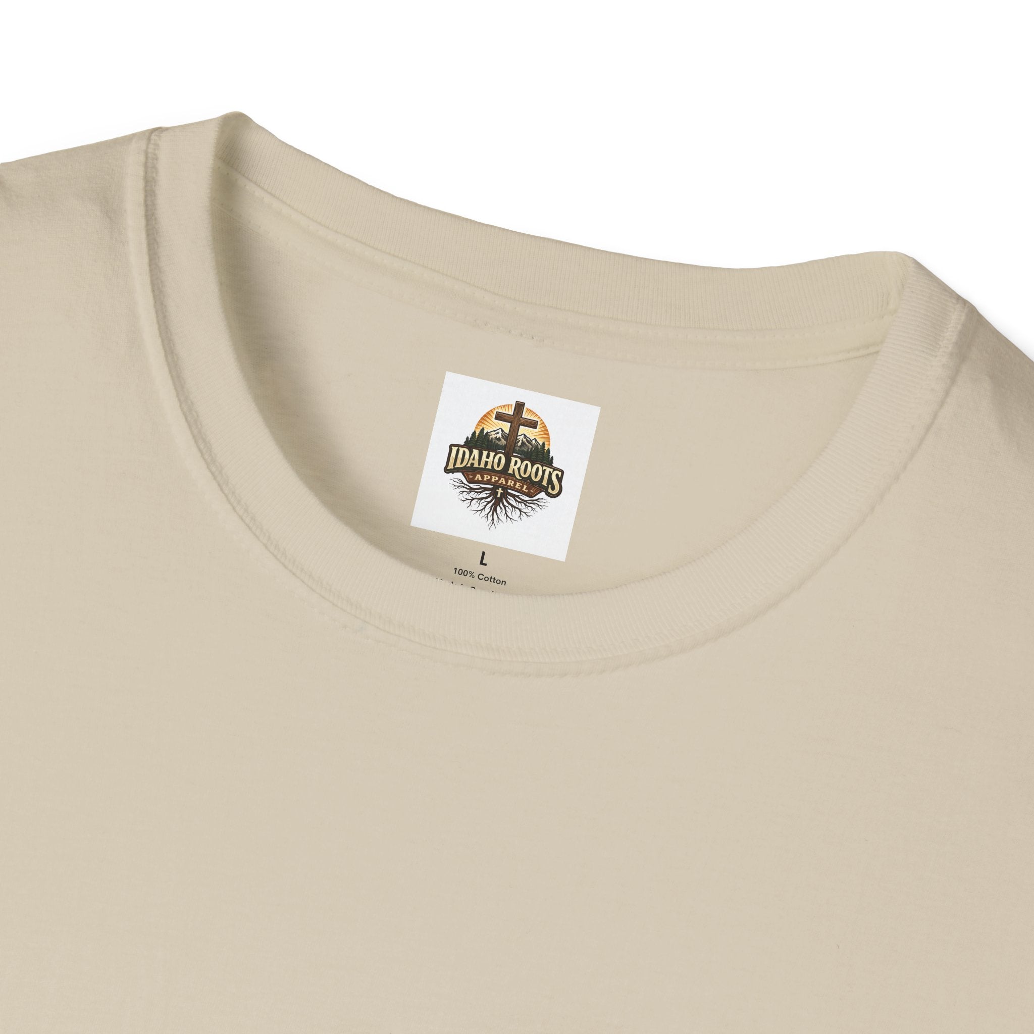 Oregon Walk By Faith T-Shirt — Christian Cross Mountain Sunset Tee