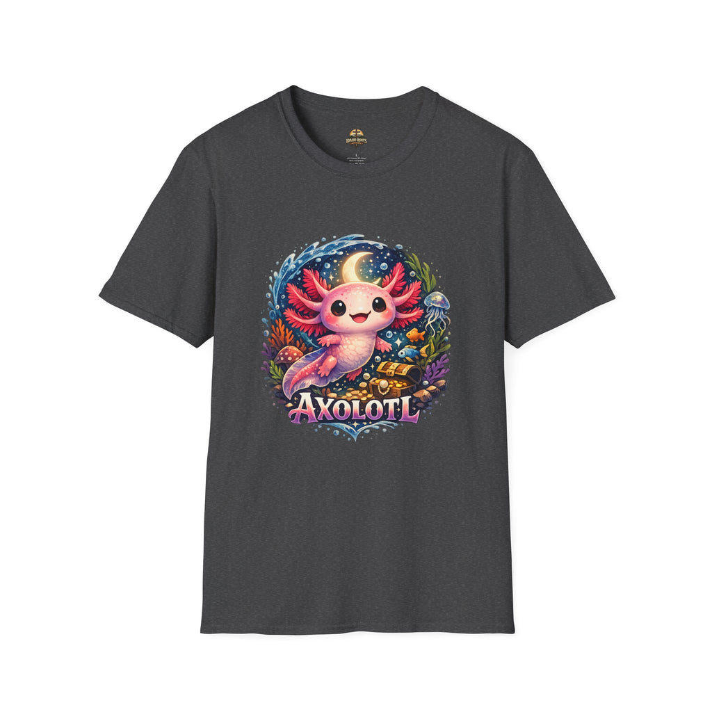 Cute Axolotl T-Shirt — Kawaii Axolotl Graphic Tee