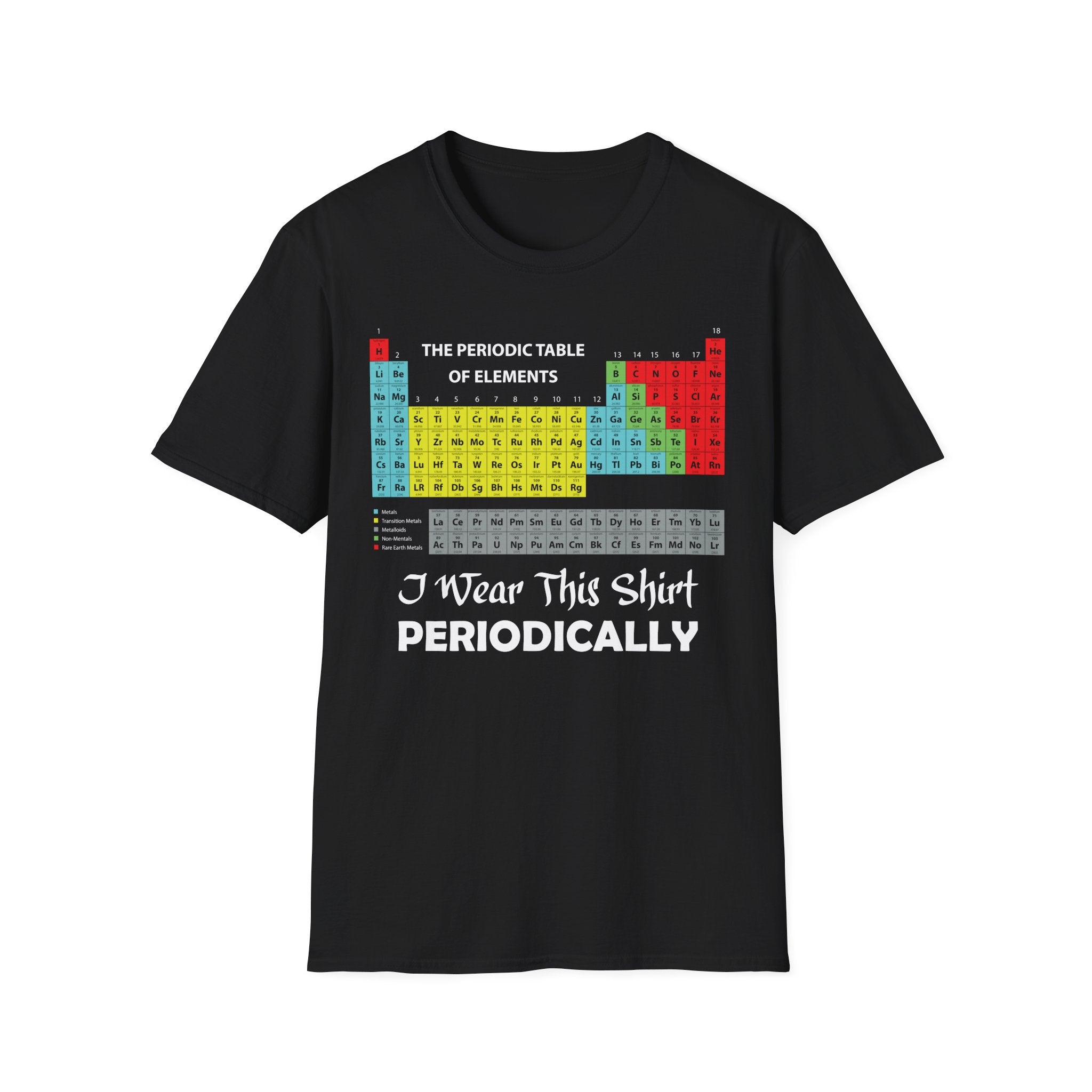 Periodic Table T-Shirt – "I Wear This Shirt Periodically" Science Tee