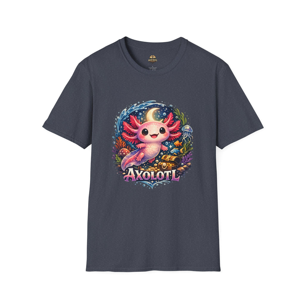 Cute Axolotl T-Shirt — Kawaii Axolotl Graphic Tee