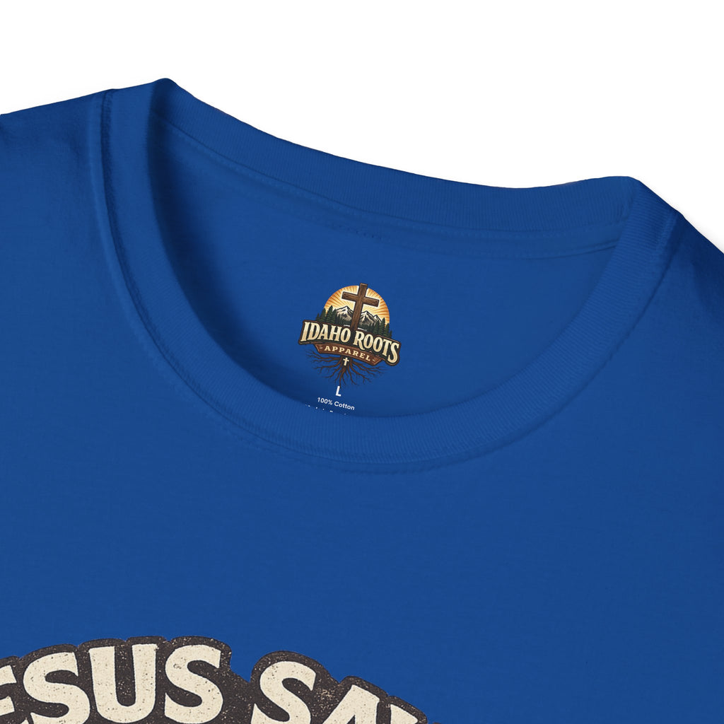 Jesus Saves Bro T-Shirt — Retro Christian Faith Tee
