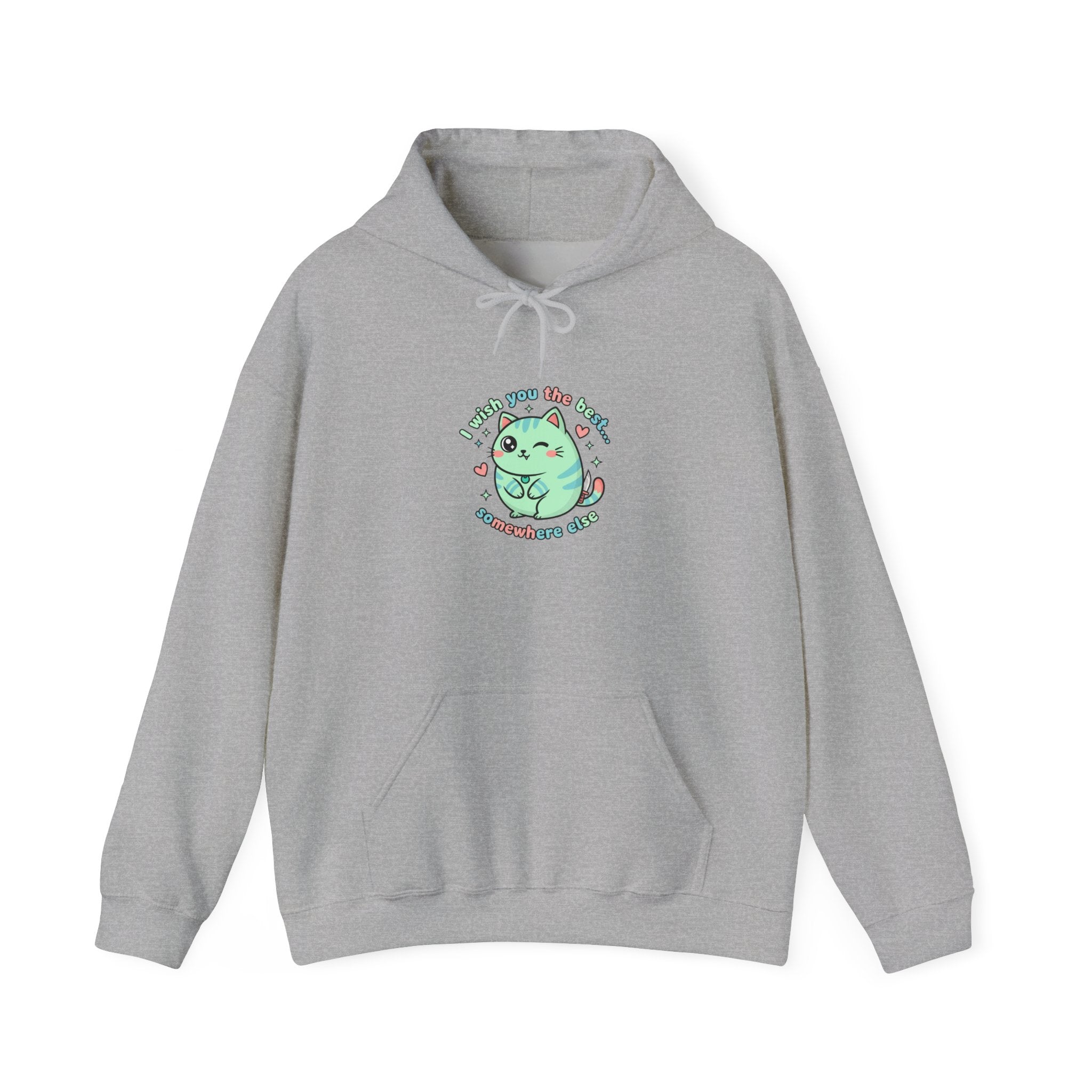 Kawaii Menace Mint Monster Hoodie | Soft Threat cute menacing sweatshirt