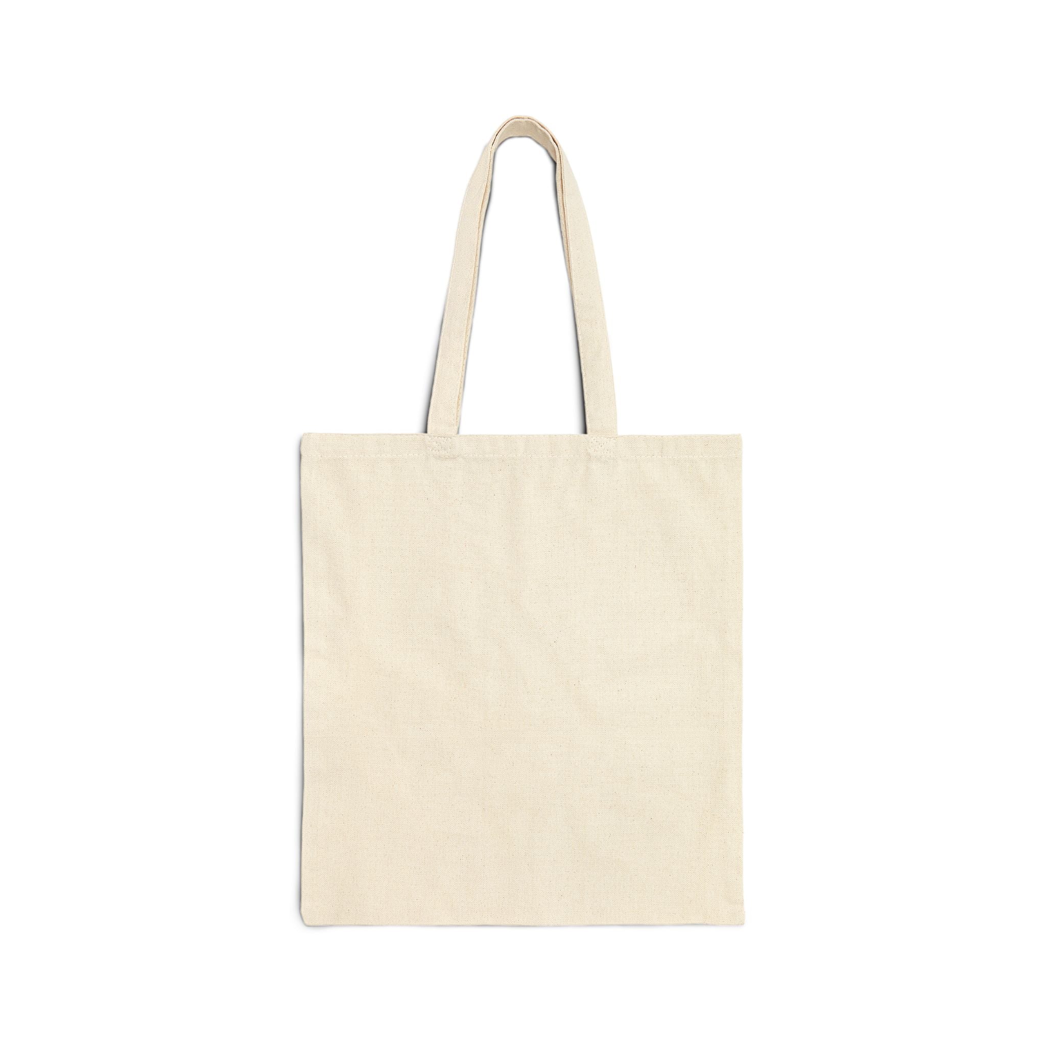 Cute Menacing Cat Tote, kawaii threat pastel canvas tote | soft threat sarcastic