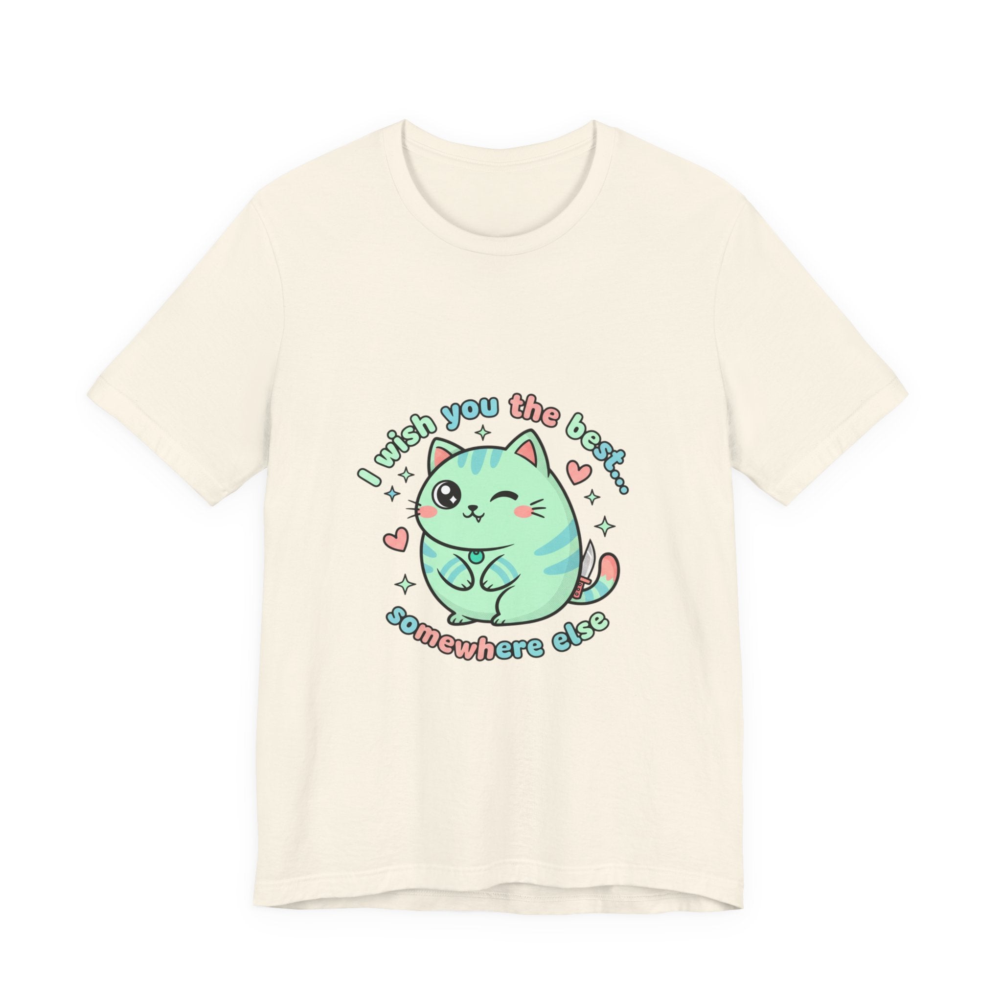 Cute Menacing Cat Tee | kawaii threat, soft grunge cute
