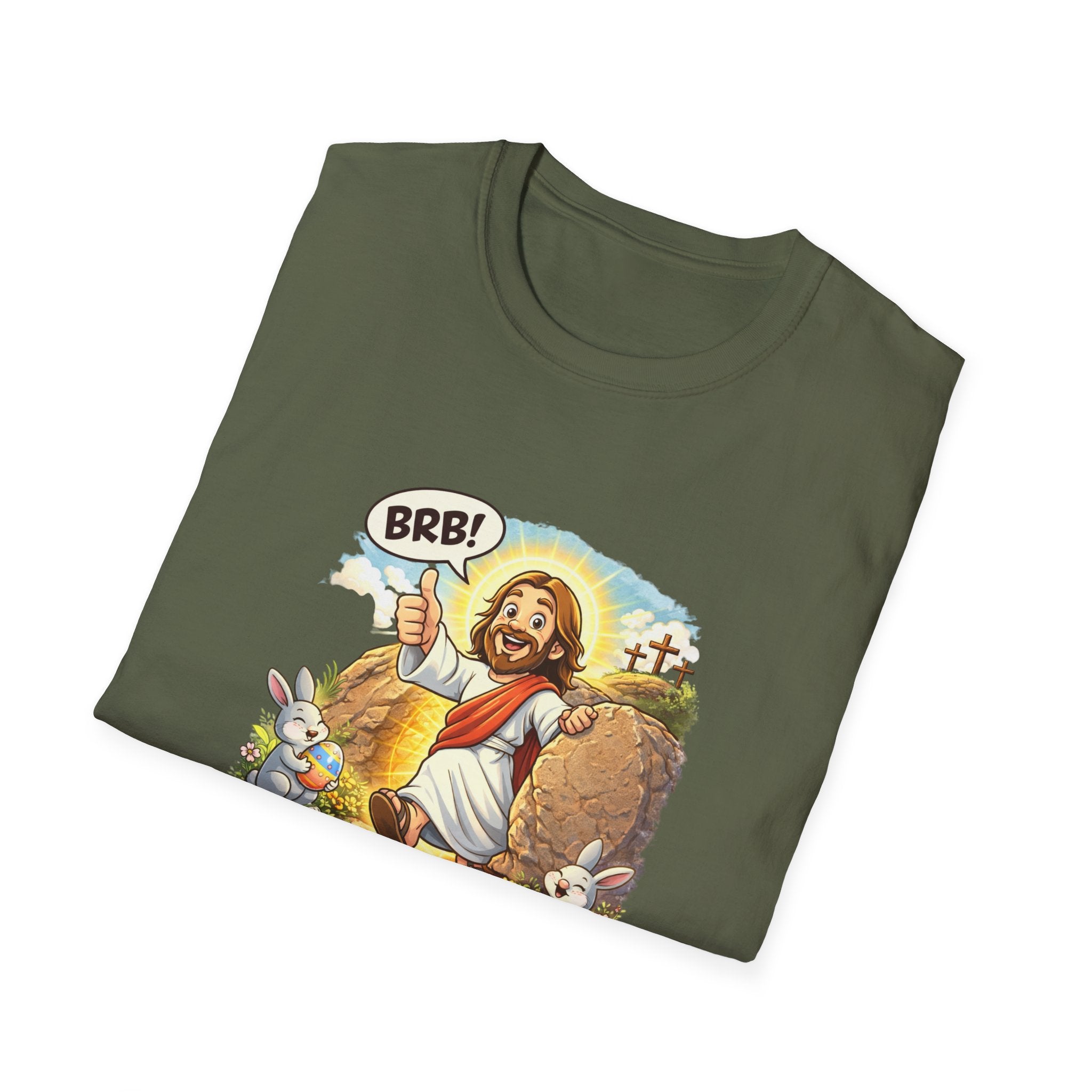 Jesus 'Be Right Back' T-Shirt – Funny Easter Resurrection Tee