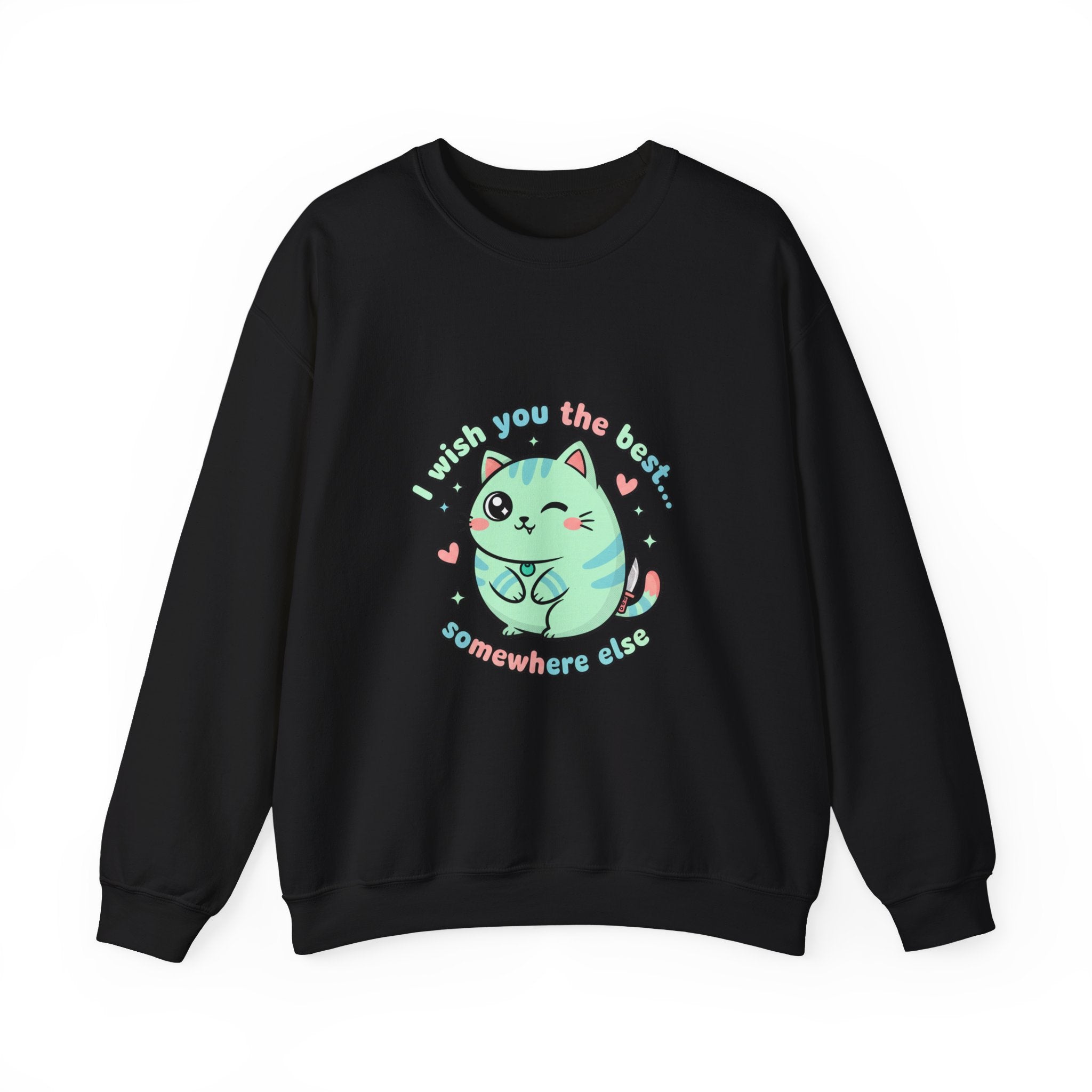 I Wish You the Best Somewhere Else Sweatshirt | soft threat kawaii menacing